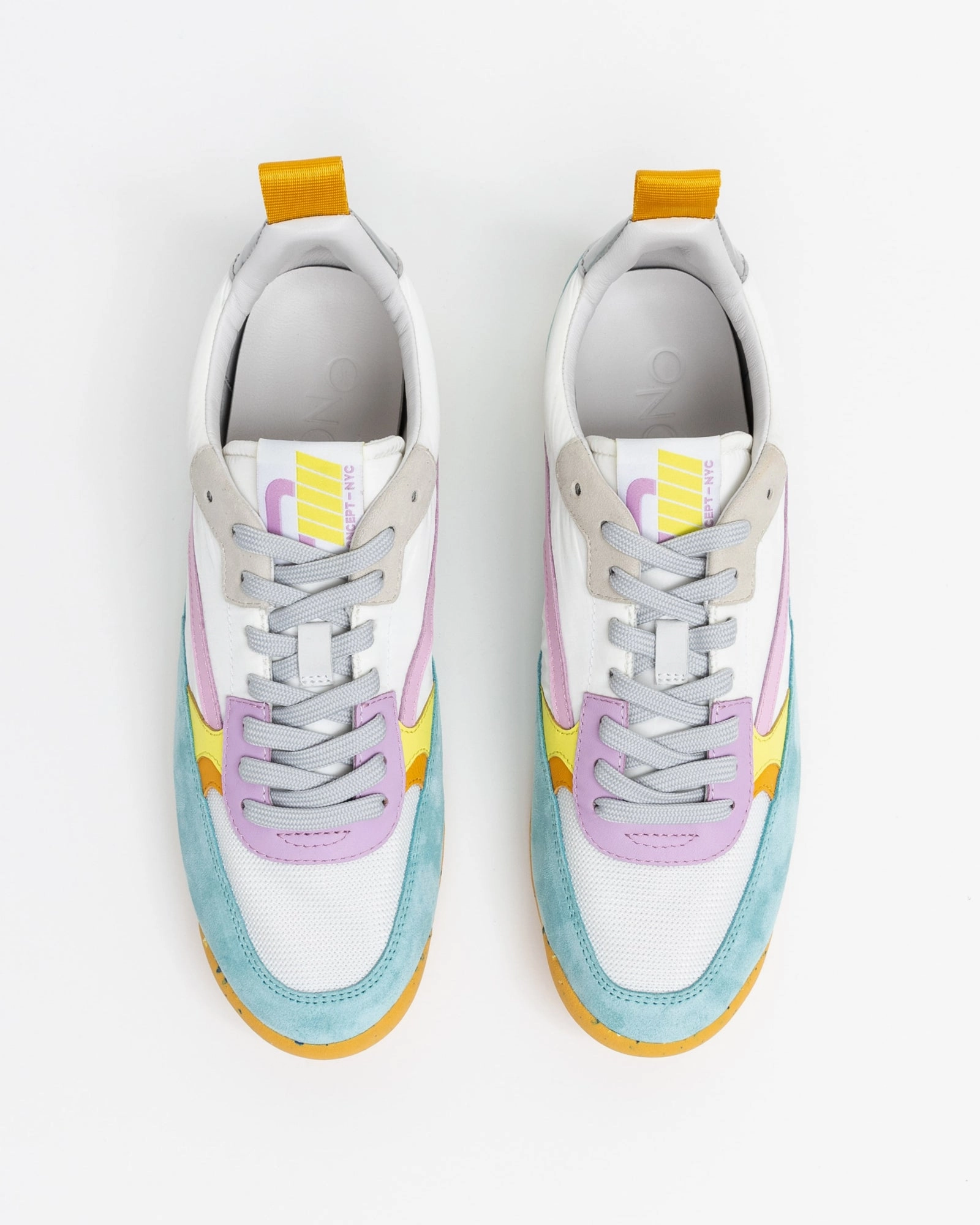 Non Slip Heel Grip Lace Lock Oncept Montreal Sneakers in Interstellar Multi