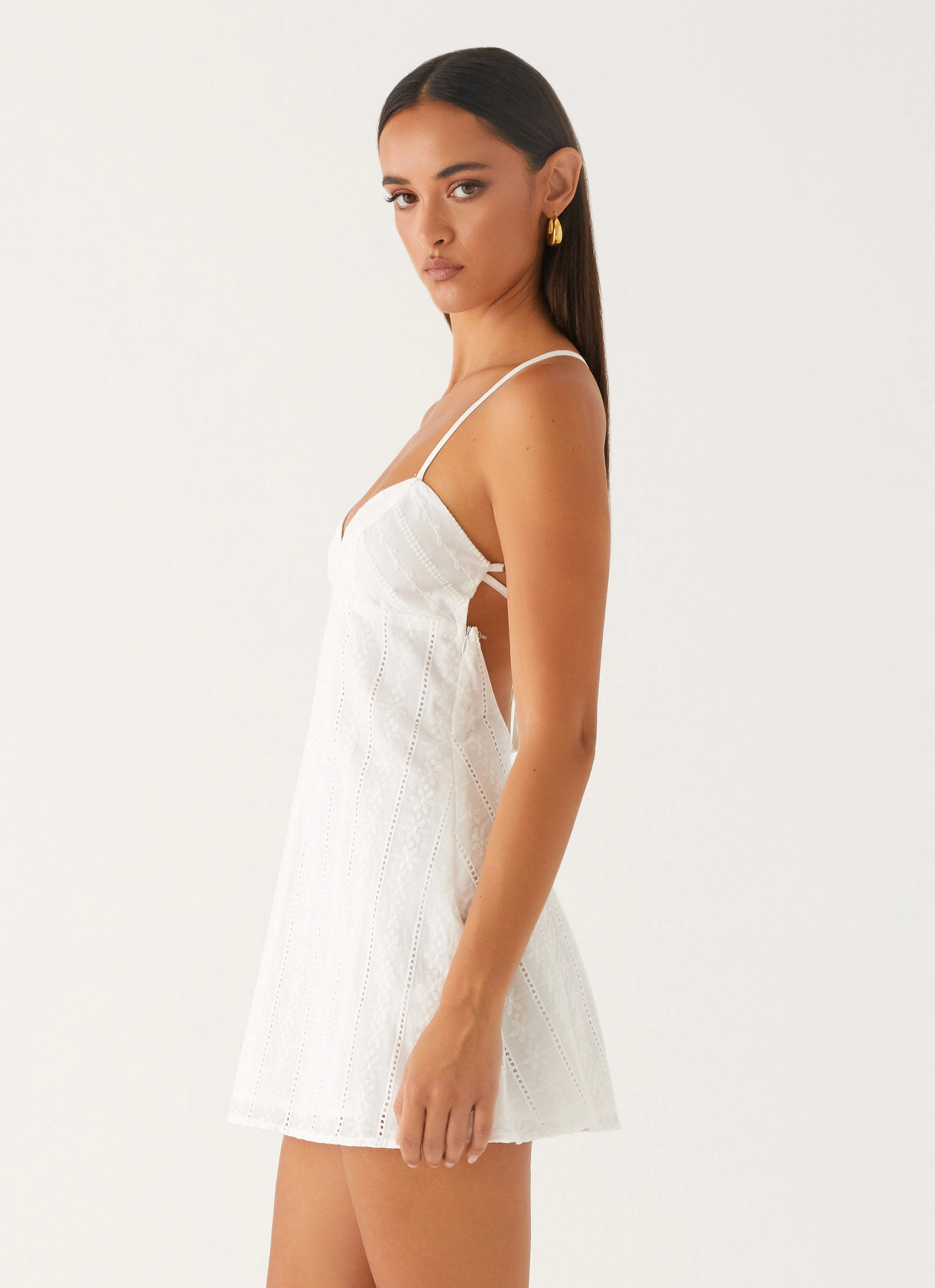 Inara Mini Dress - Ivory Relaxed Wear