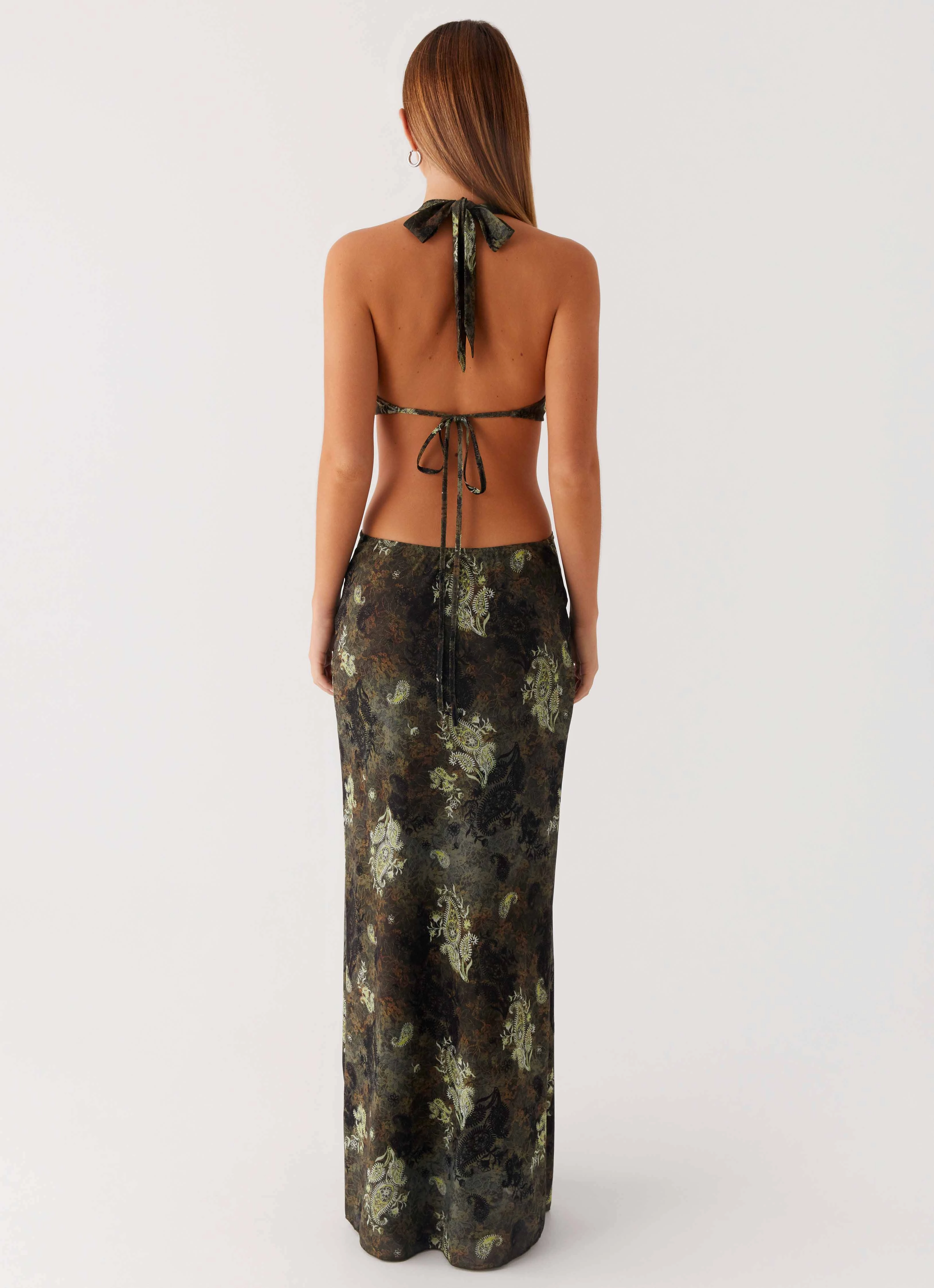 Indra Maxi Dress - Cyber Floral Runway-Ready