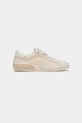 Dolce Vita Zina Sneakers in Bone Raffia Vibration Dampening Tech