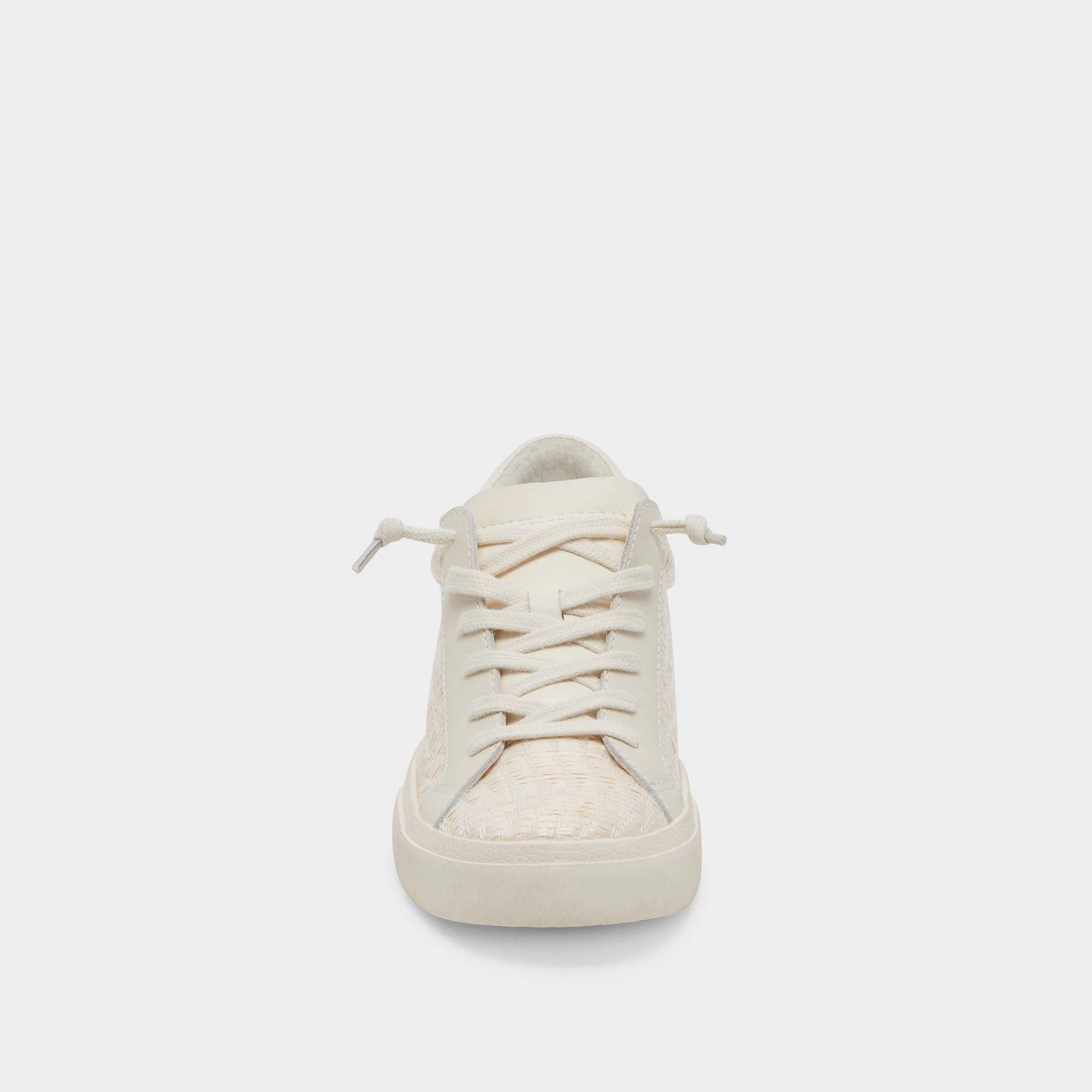 Multi Directional Grip Dolce Vita Zina Sneakers in Bone Raffia