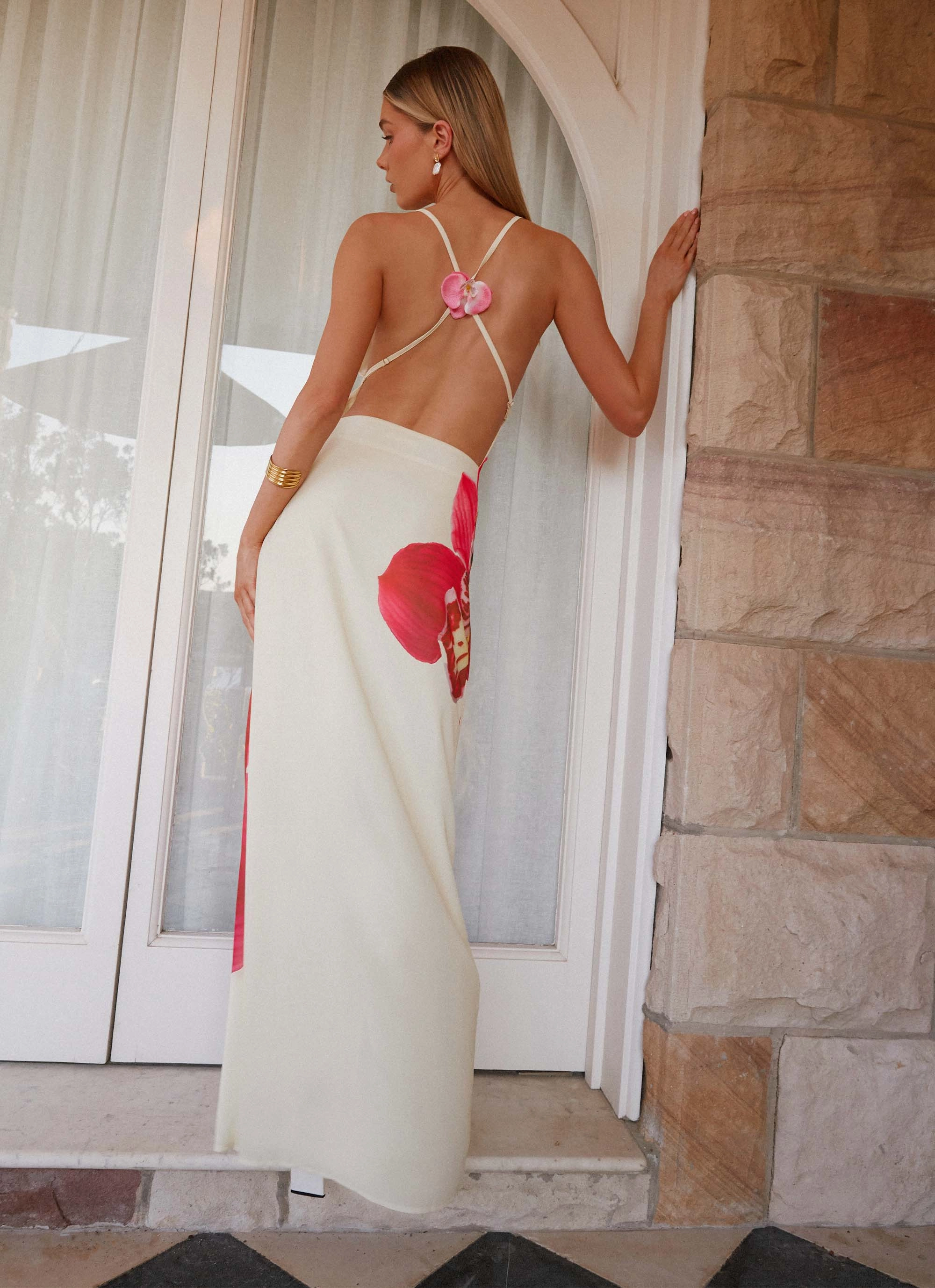 Smooth Design Island Girl Maxi Dress - Yellow