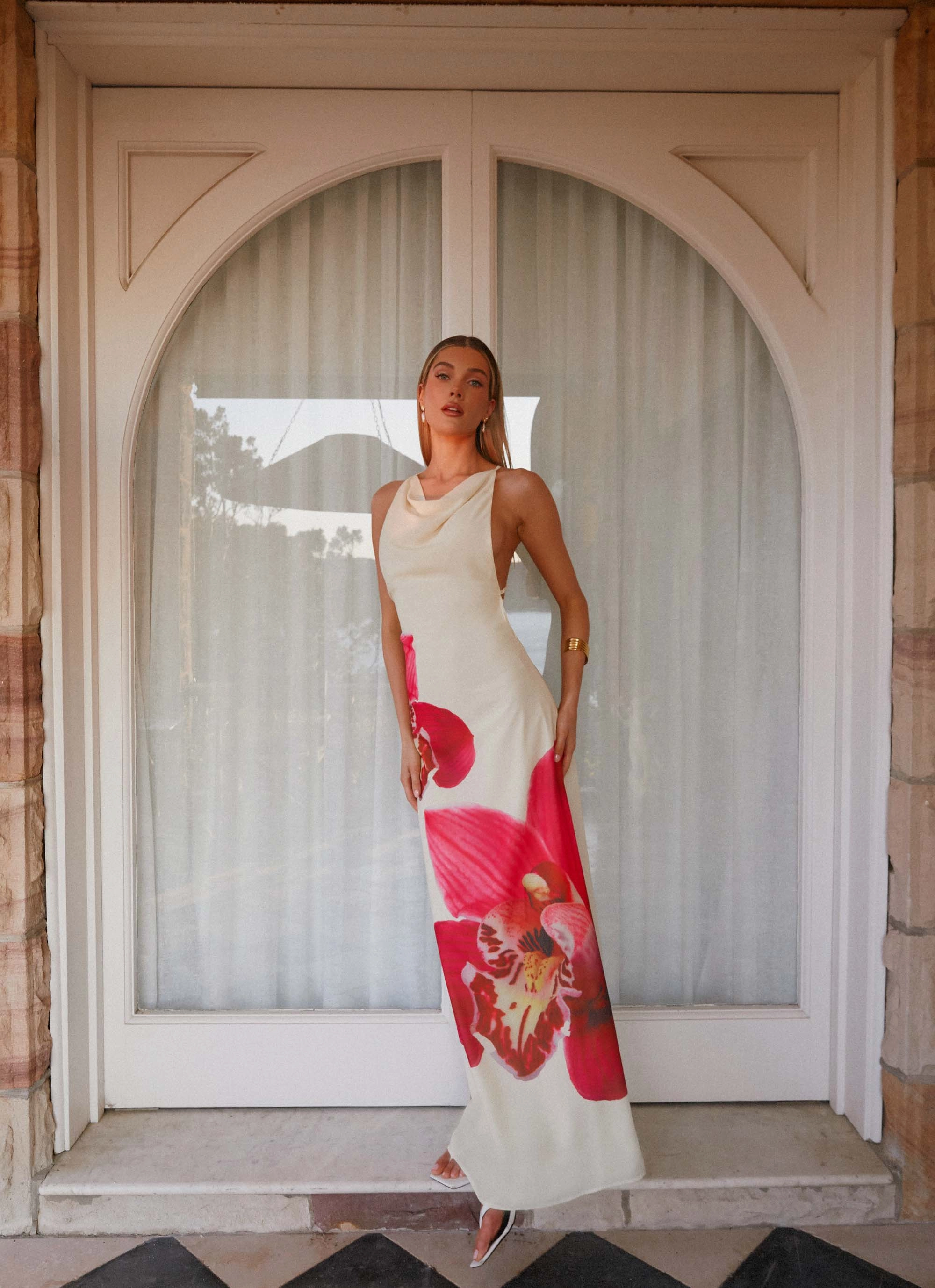 Island Girl Maxi Dress - Yellow Sporty Look