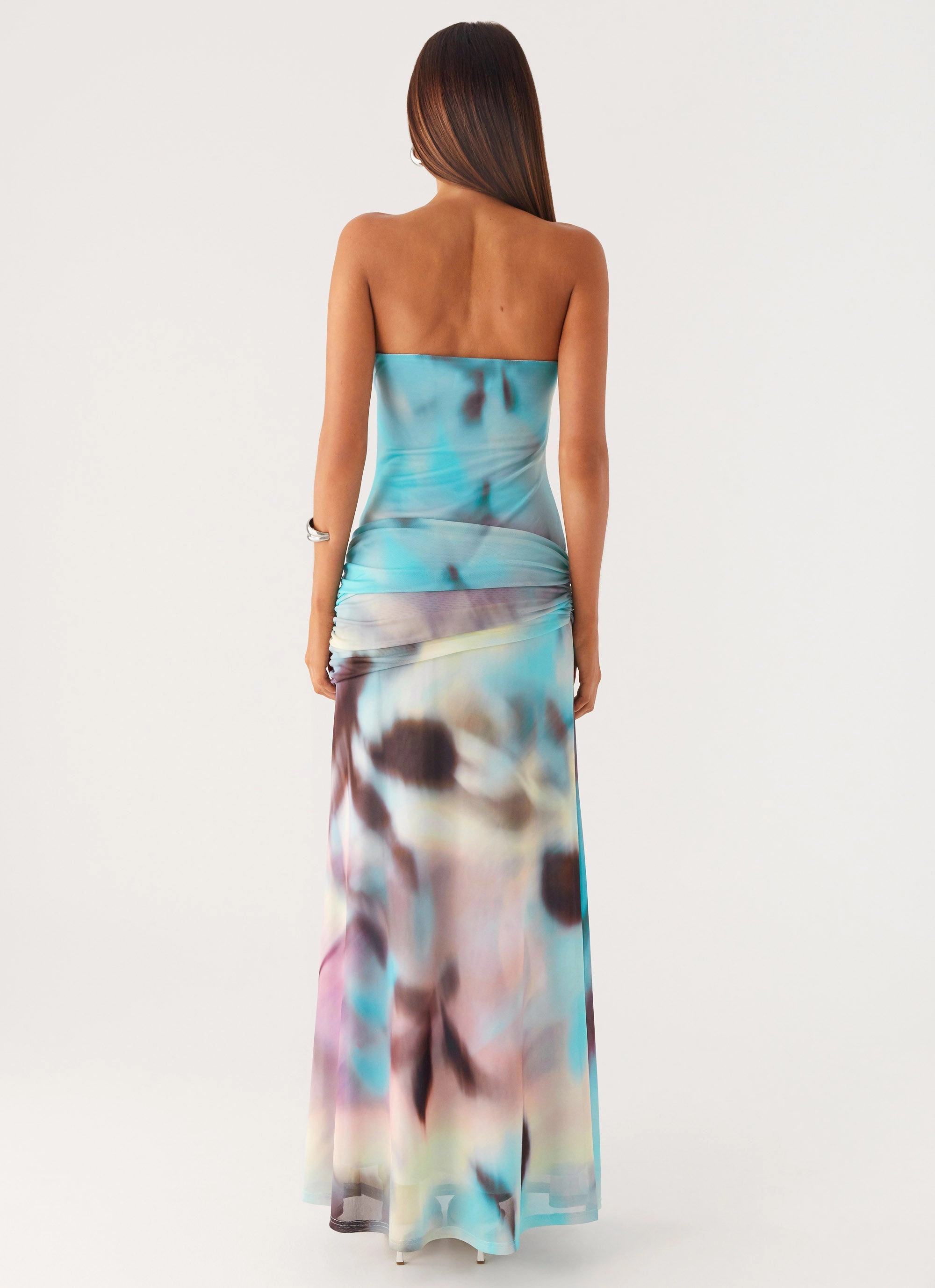 DurableStitching Isle Escape Mesh Maxi Dress - Sea Splash