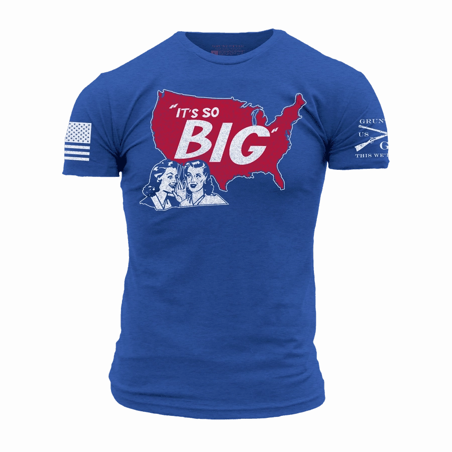 It So Big T-Shirt - Royal Basic Layering Chic Wearable