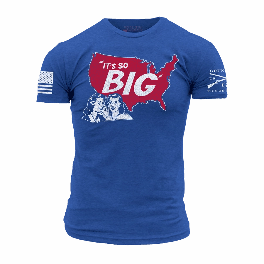 It So Big T-Shirt - Royal Outdoor Sports Fashionable Option