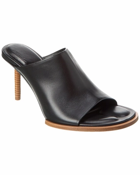 Comfort Fit Socks Jacquemus Les Mules Rond Carre Leather Mule