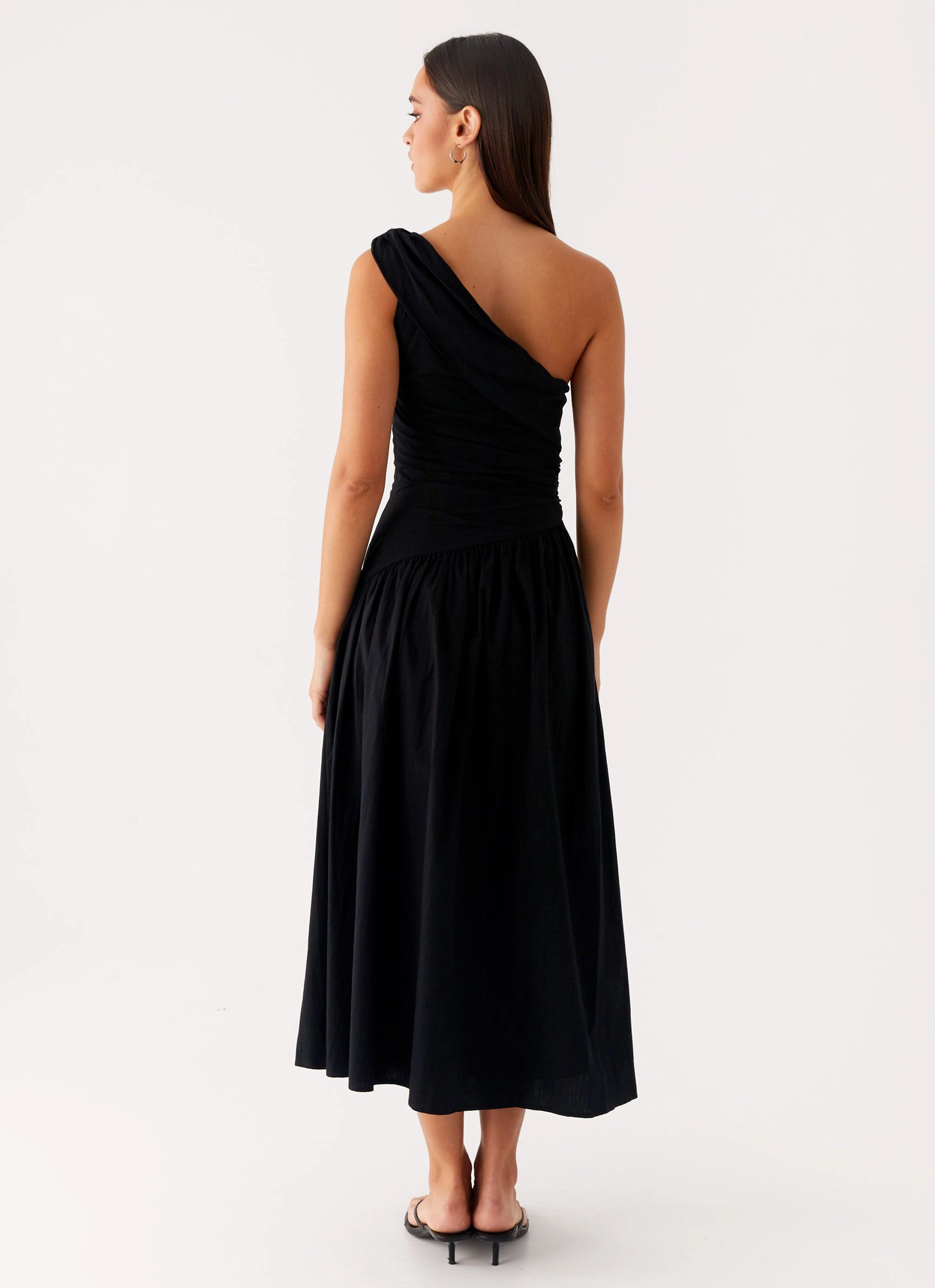 Janessa Midi Dress - Black Reversible-Style QuickDryTechnology
