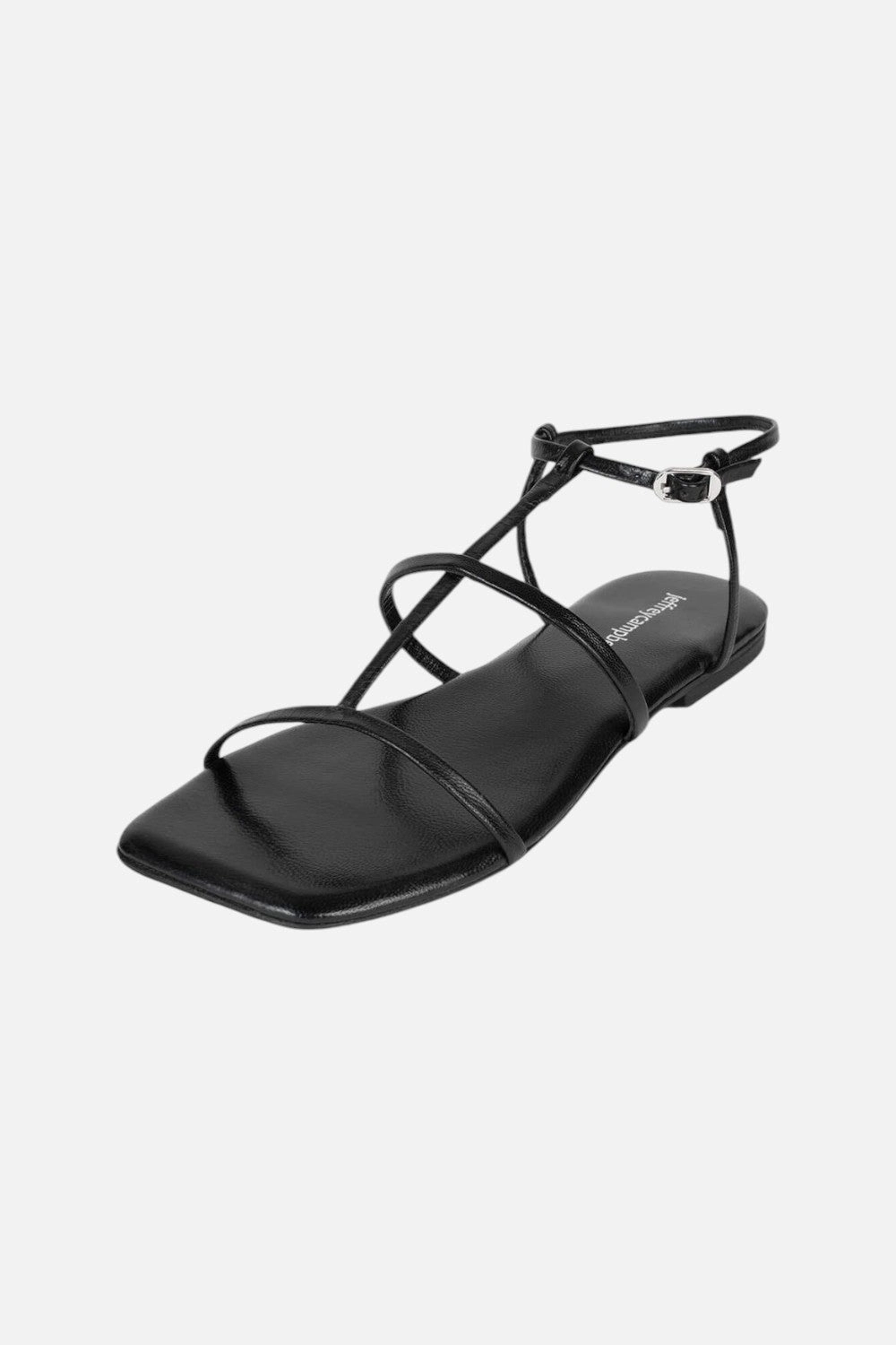 Jeffrey Campbell Corinth Sandals in Black Seamless Interior