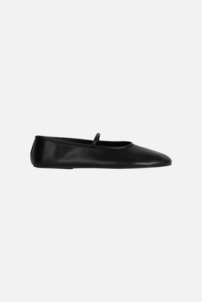 Field Mood Jeffrey Campbell Dancerina Ballet Flat in Black