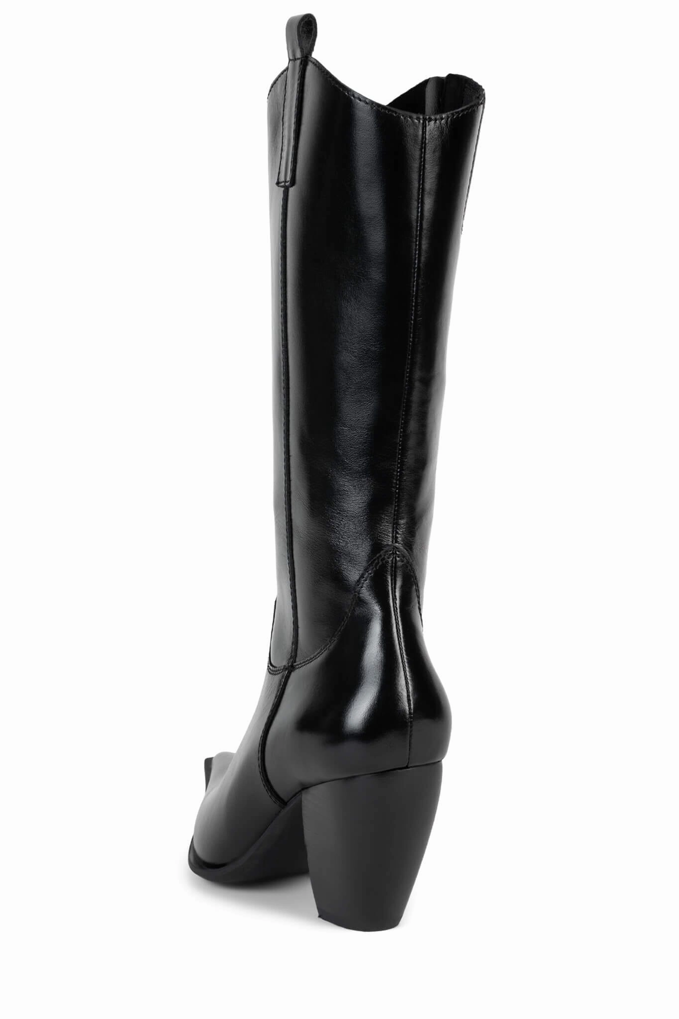 Jeffrey Campbell Reckon Knee Boots in Black Functional Footwear Breathable Cold Climate