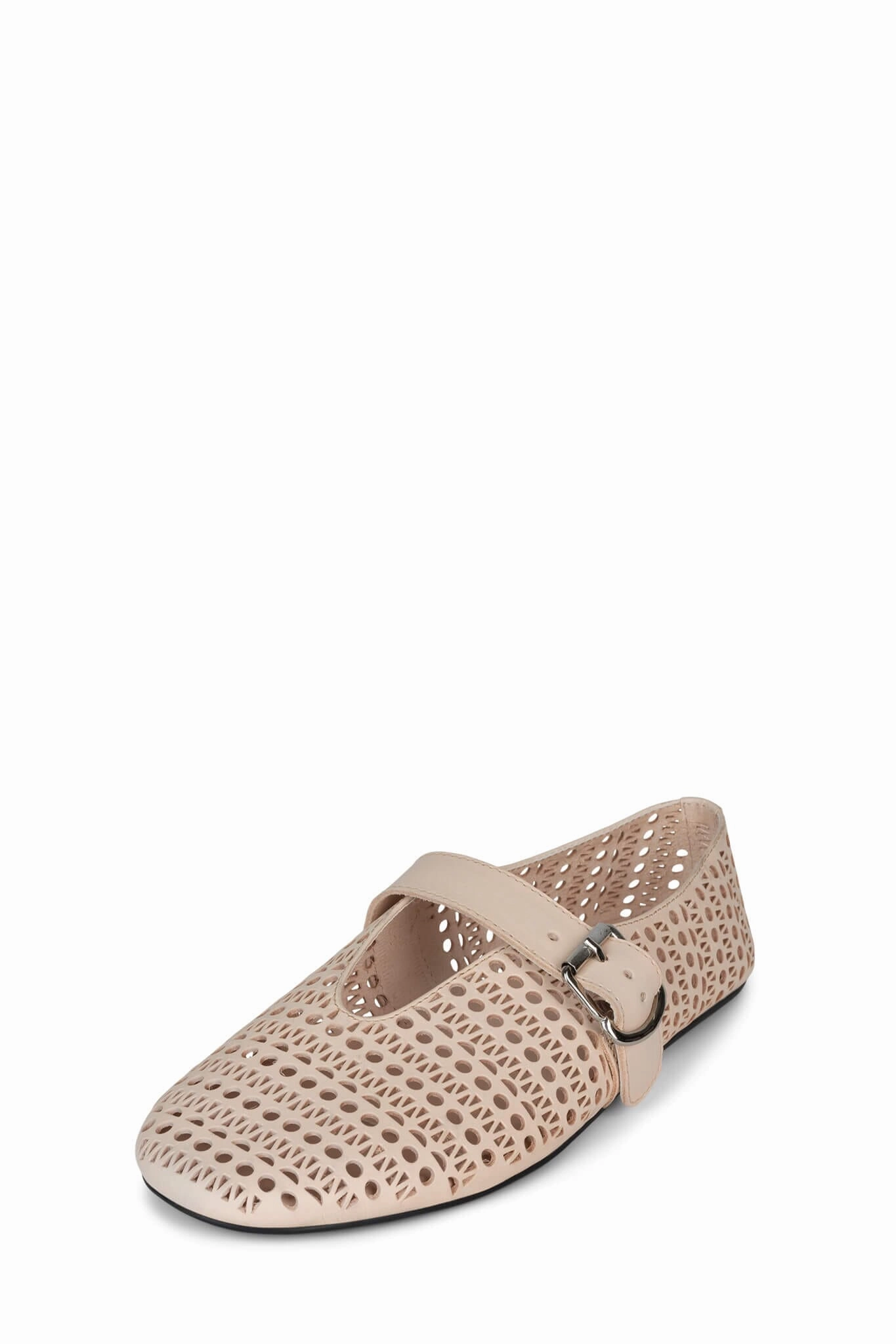Light Sole Jeffrey Campbell Shelly-LSR Flats in Natural