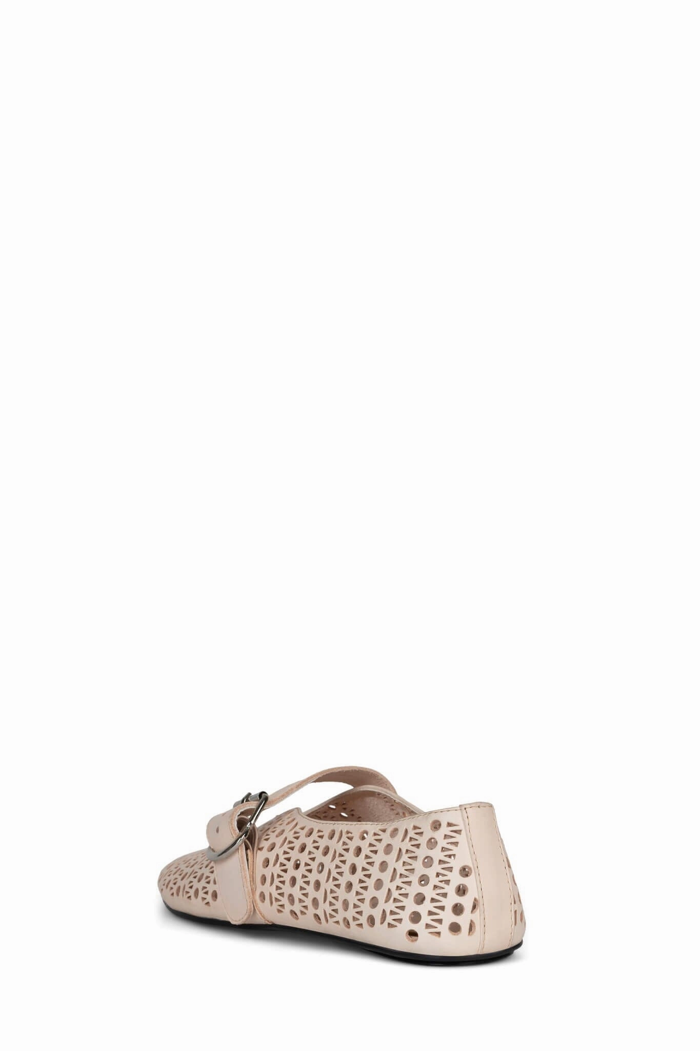 Classic Slip-On Style Trip Jeffrey Campbell Shelly-LSR Flats in Natural