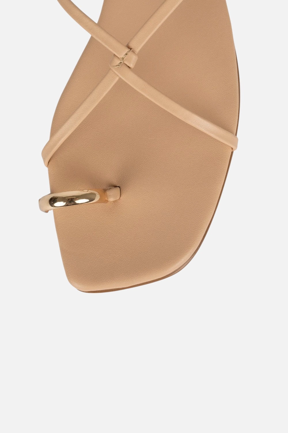 No Fuss Jeffrey Campbell Tidepool in Buff Gold