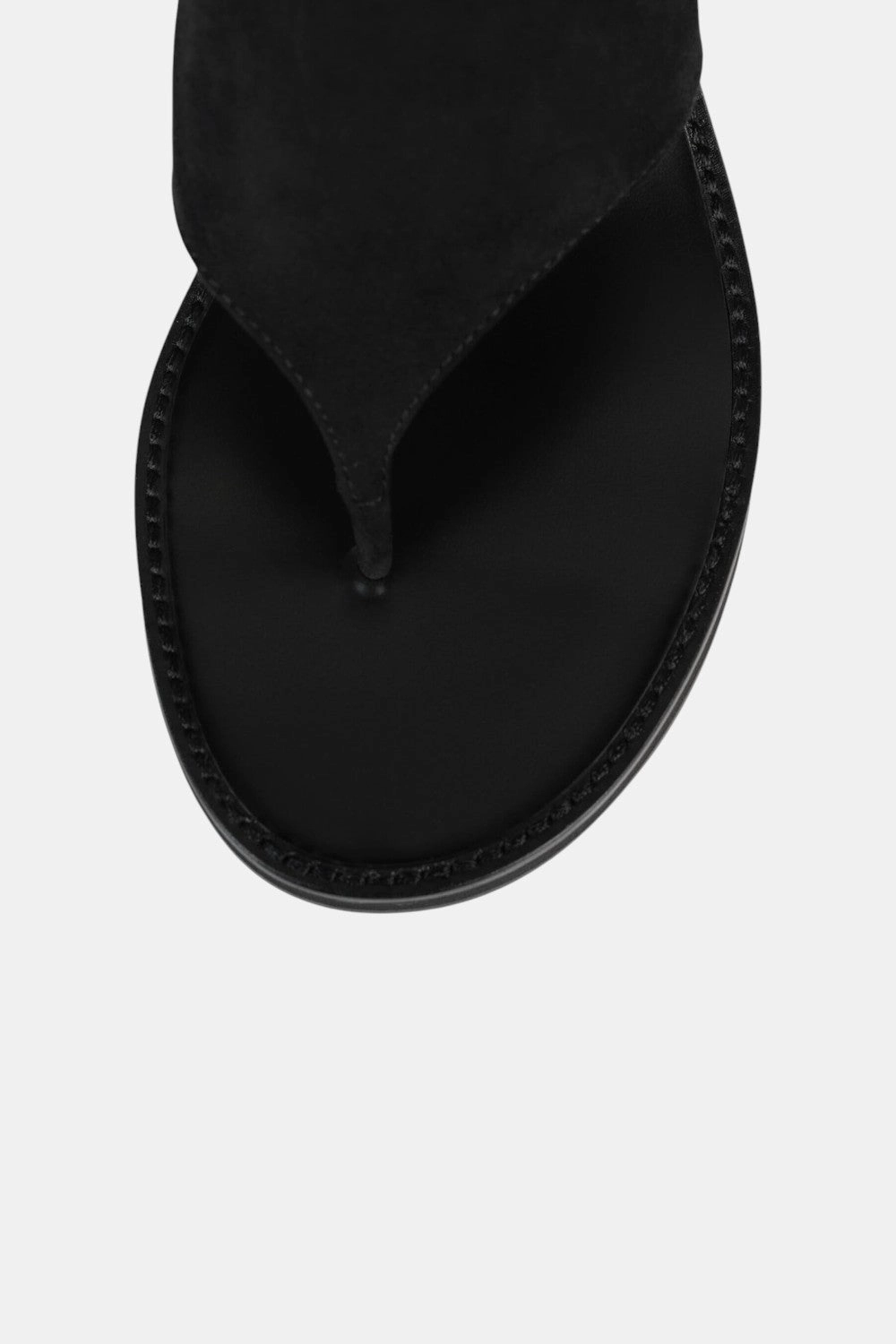 Chic Booties Jeffrey Campbell Trust Ankle Sandal in Black Suede