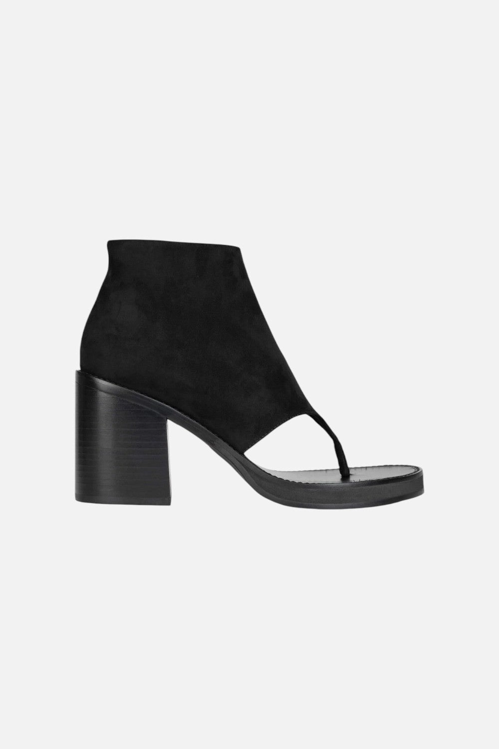Footwear Style Elegant Stiletto Shoes Jeffrey Campbell Trust Ankle Sandal in Black Suede