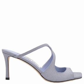 Stay Cool Jimmy Choo Anise 75 Glitter Mules