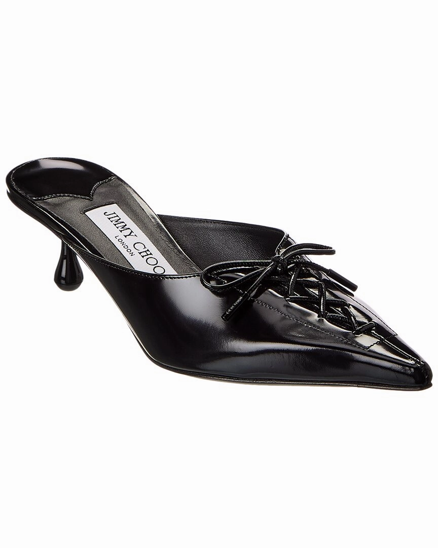 Jimmy Choo Scarlett 50 Patent Mule Toe Cap