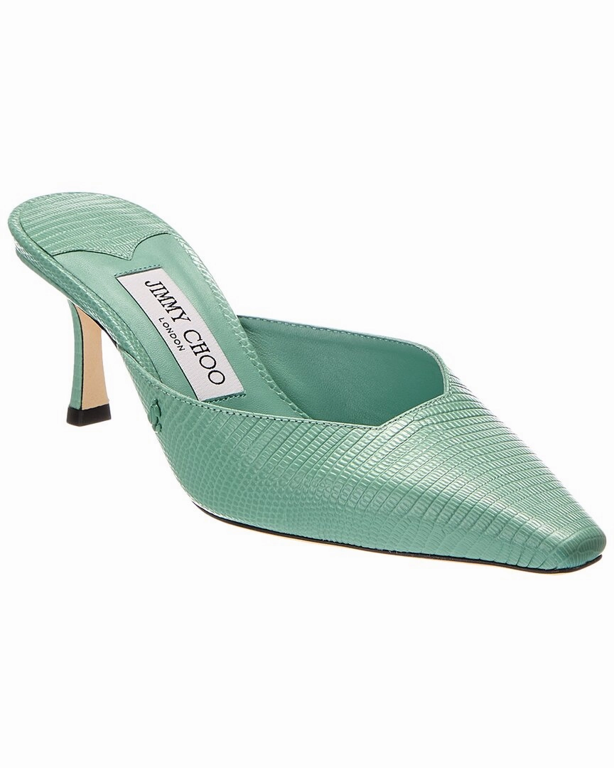 Jimmy Choo Vivi 65 Leather Mule Simple Fit Shoes
