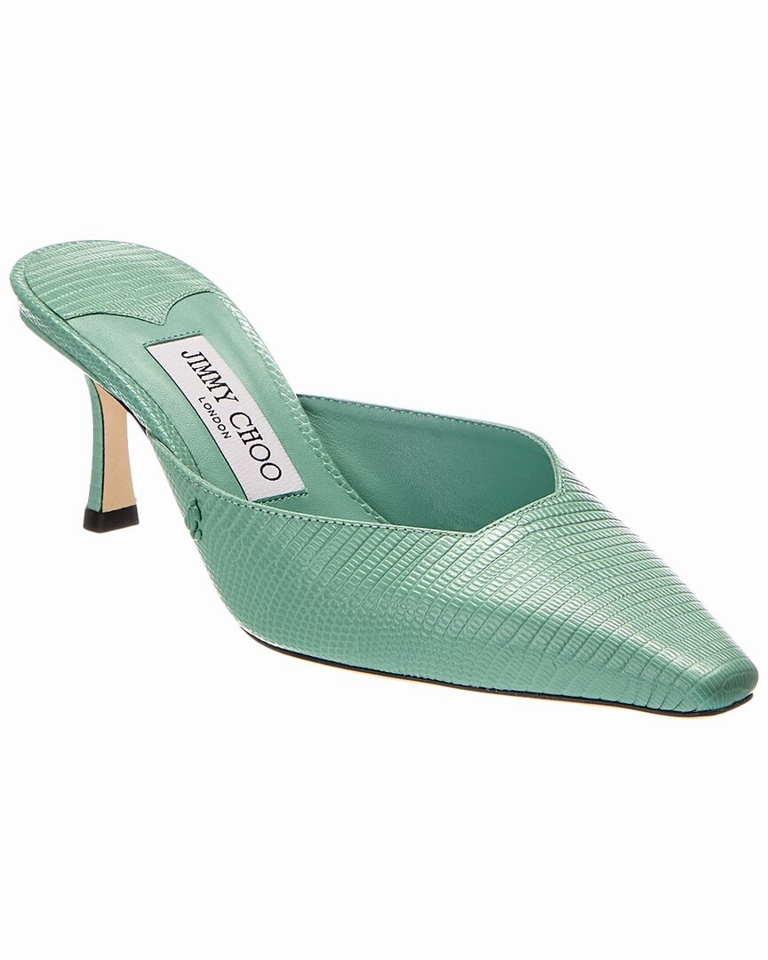 Jimmy Choo Vivi 65 Leather Mule Quick Comfort Slides Quick Fit Shoes