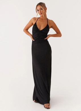 Shine Moment Kansas Maxi Dress - Black