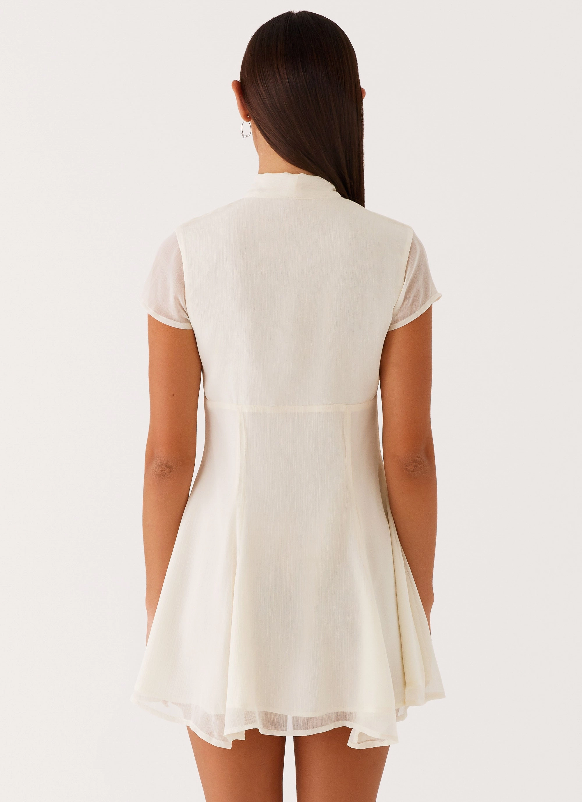 Skin Glow Karling Mini Dress - Ivory