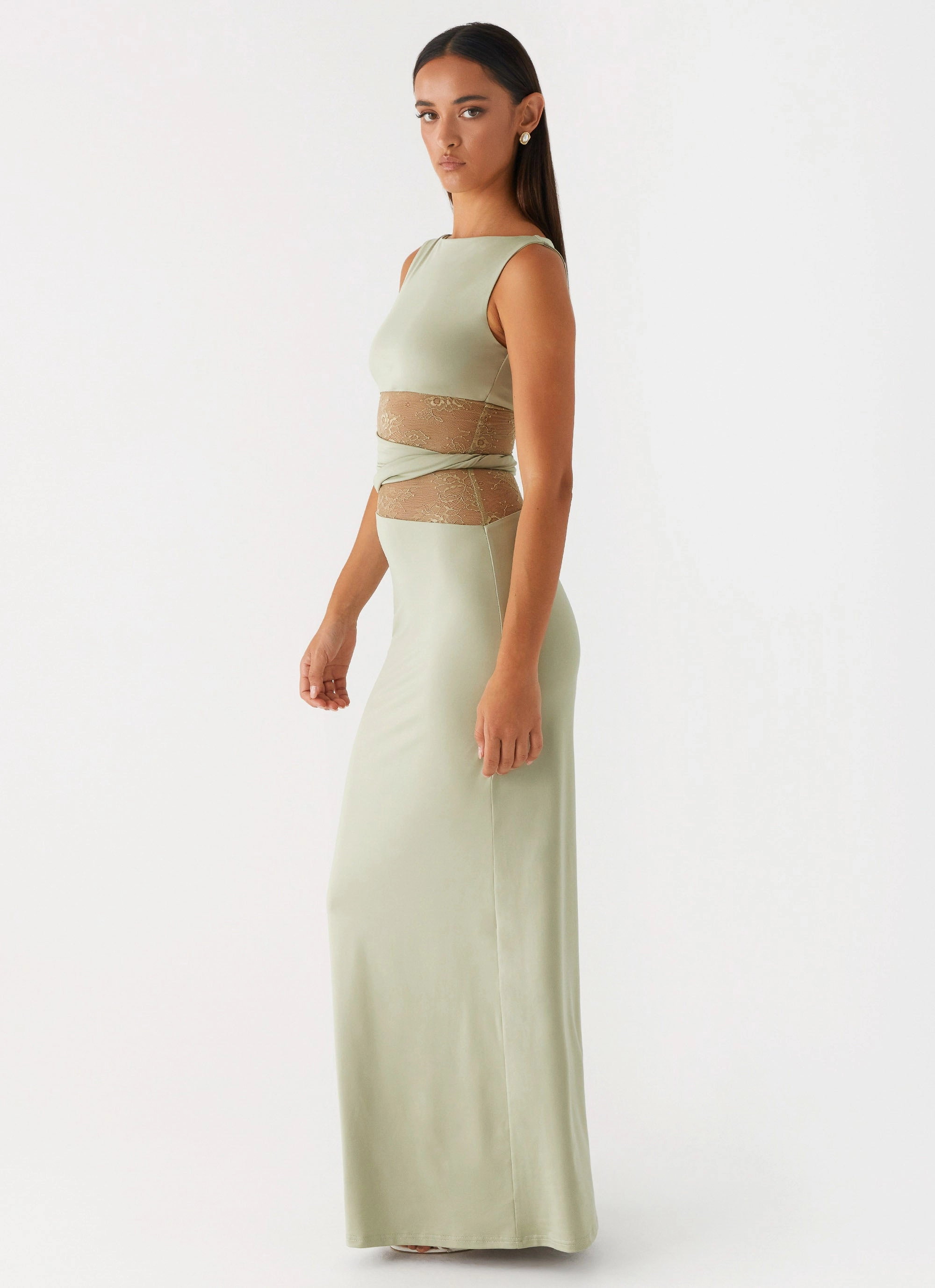 Karma Maxi Dress - Sage Night Charm