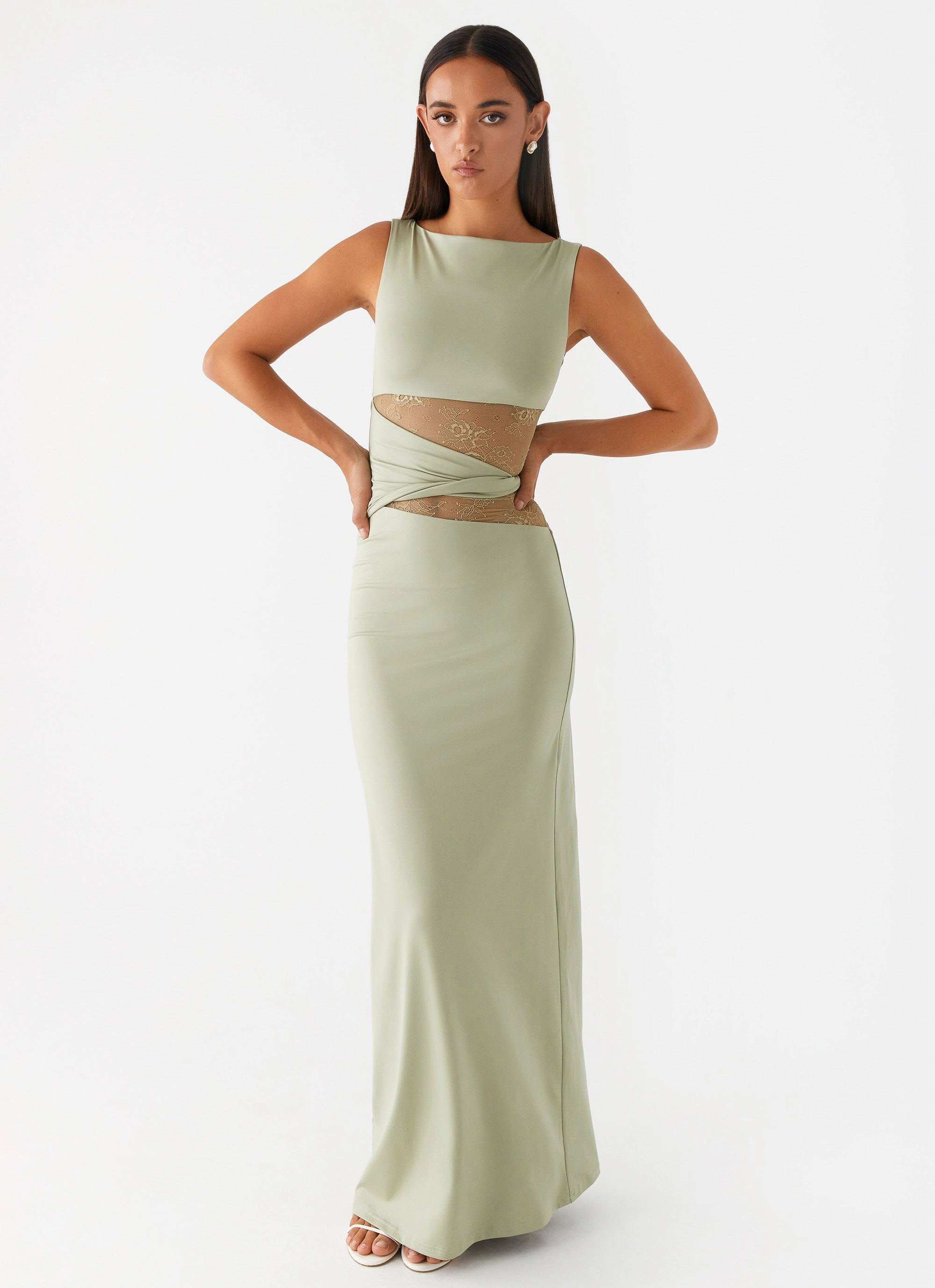Karma Maxi Dress - Sage Smart Pairing NonIrritatingLining