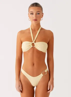 Coastal Swim Kivara Bikini Bottoms - Yellow