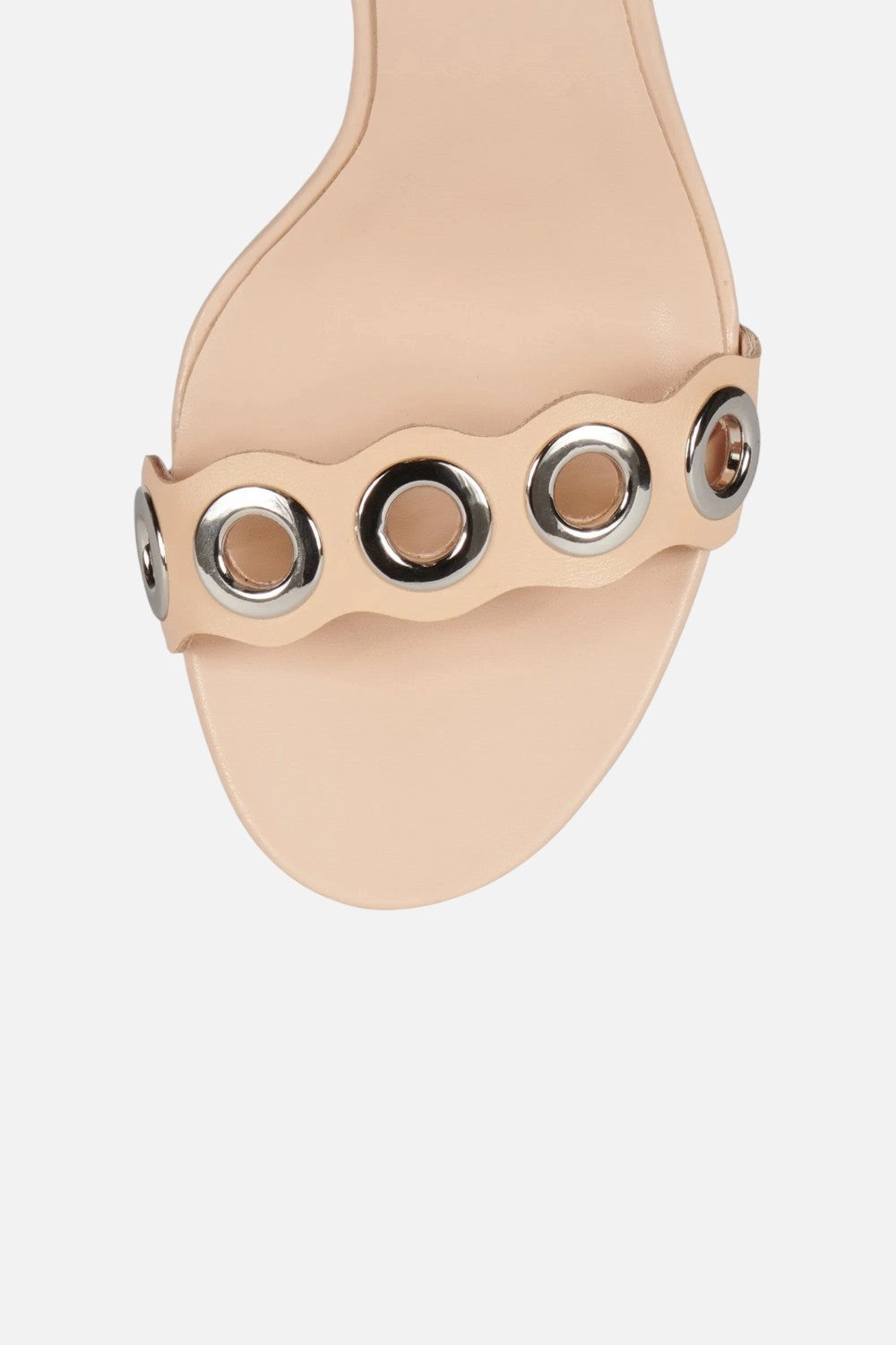 Jeffrey Campbell Julienne in Beige Silver Cozy Foot