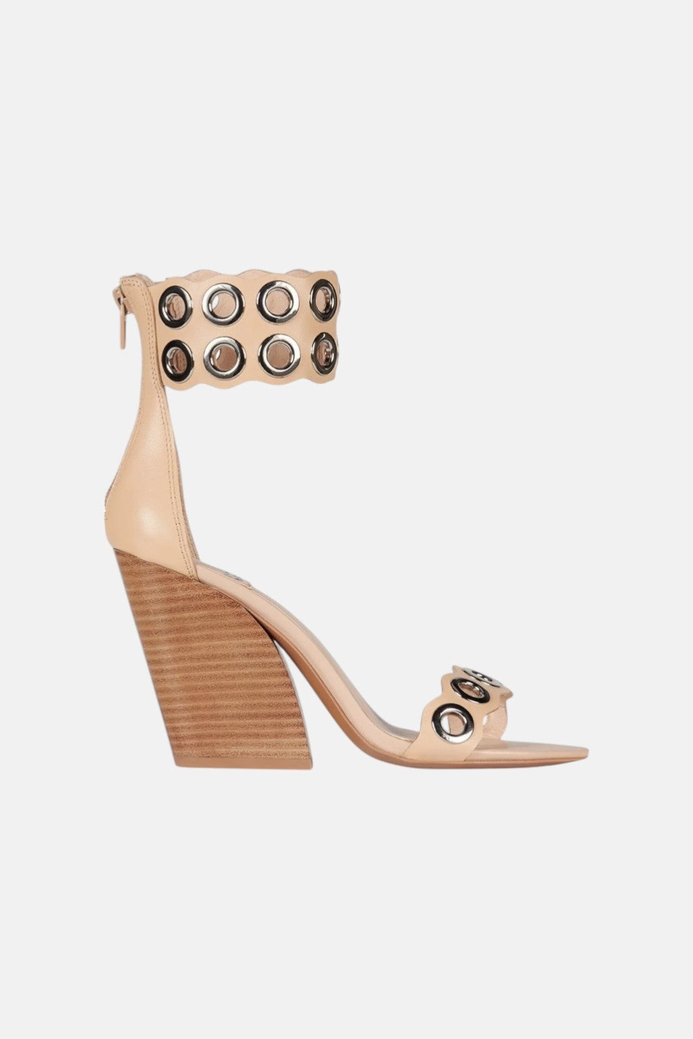 Jeffrey Campbell Julienne in Beige Silver Anti   Friction