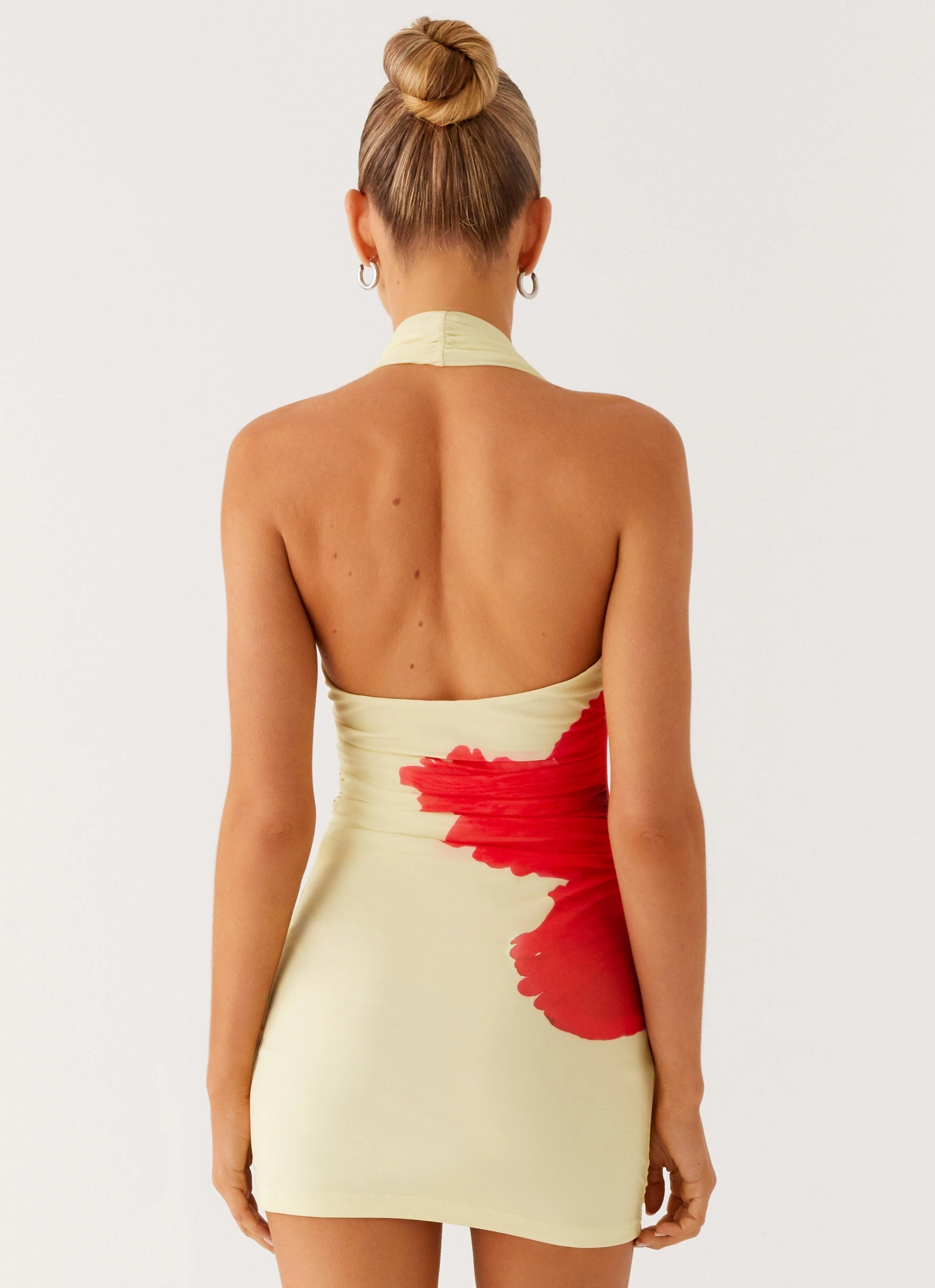 Velvet-Touch Know You Better Mini Dress - Scarlet Floral