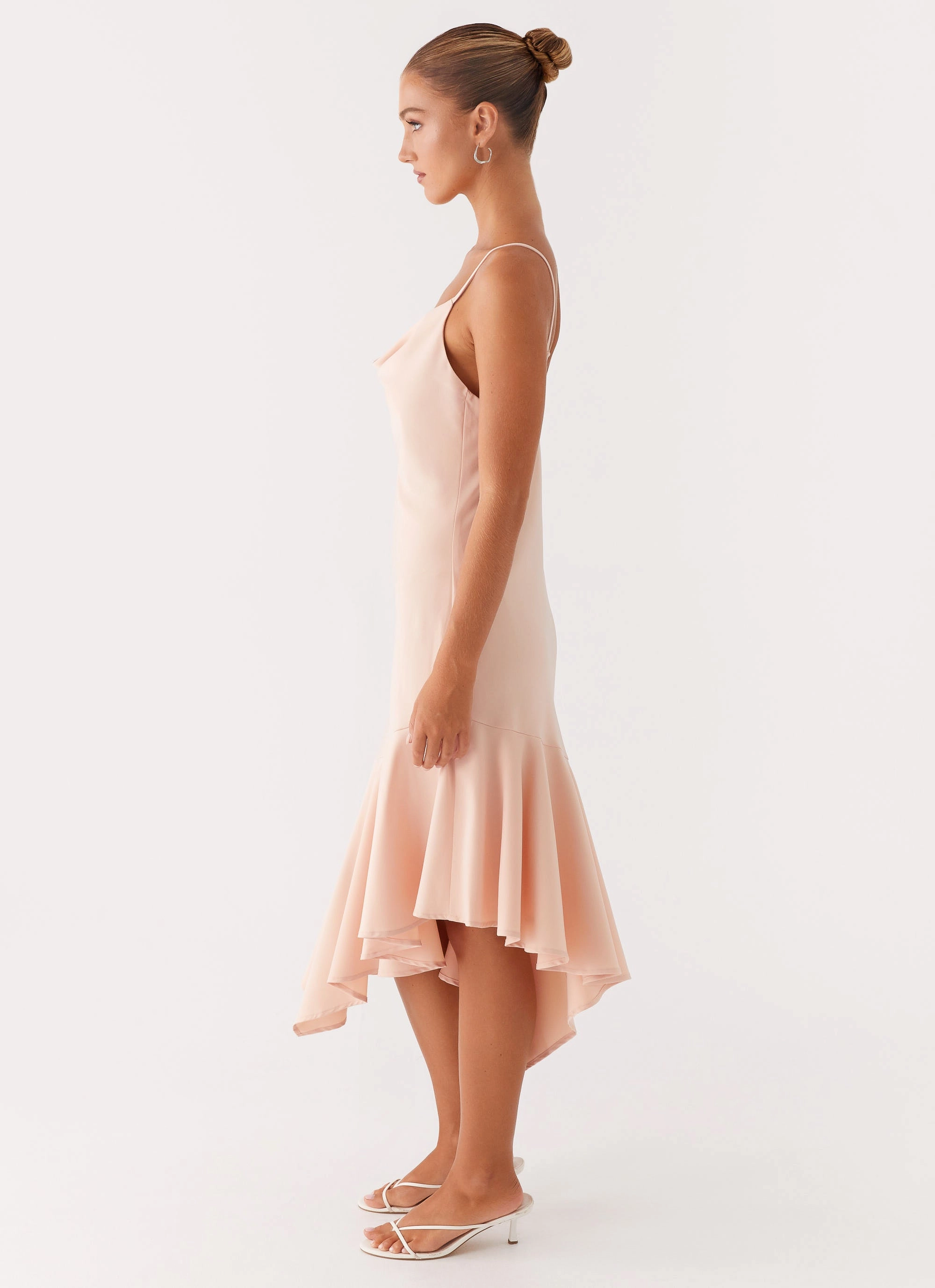 Pop Texture Korby Midi Dress - Pink