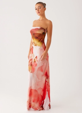 Smooth Look Kunis Maxi Dress - Peach Rose