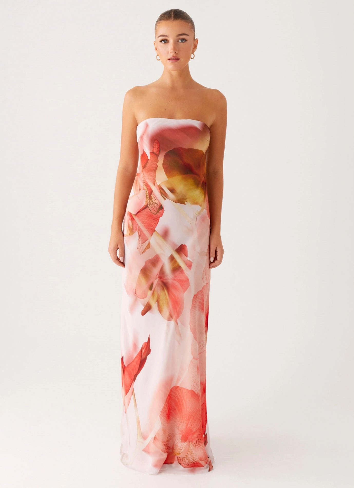 Kunis Maxi Dress - Peach Rose Petite friendly
