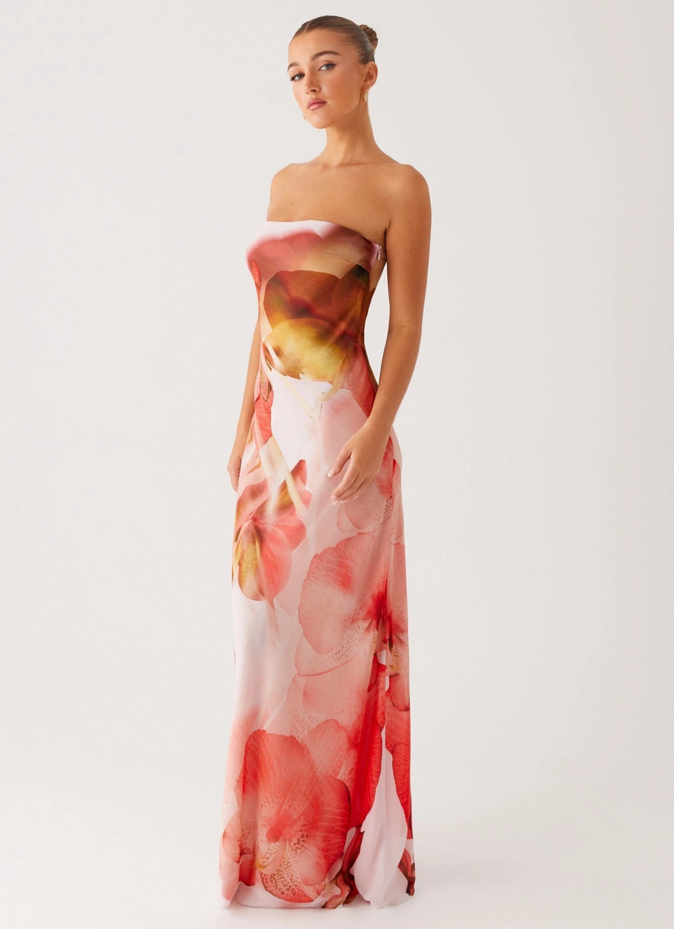 Smooth Look Kunis Maxi Dress - Peach Rose