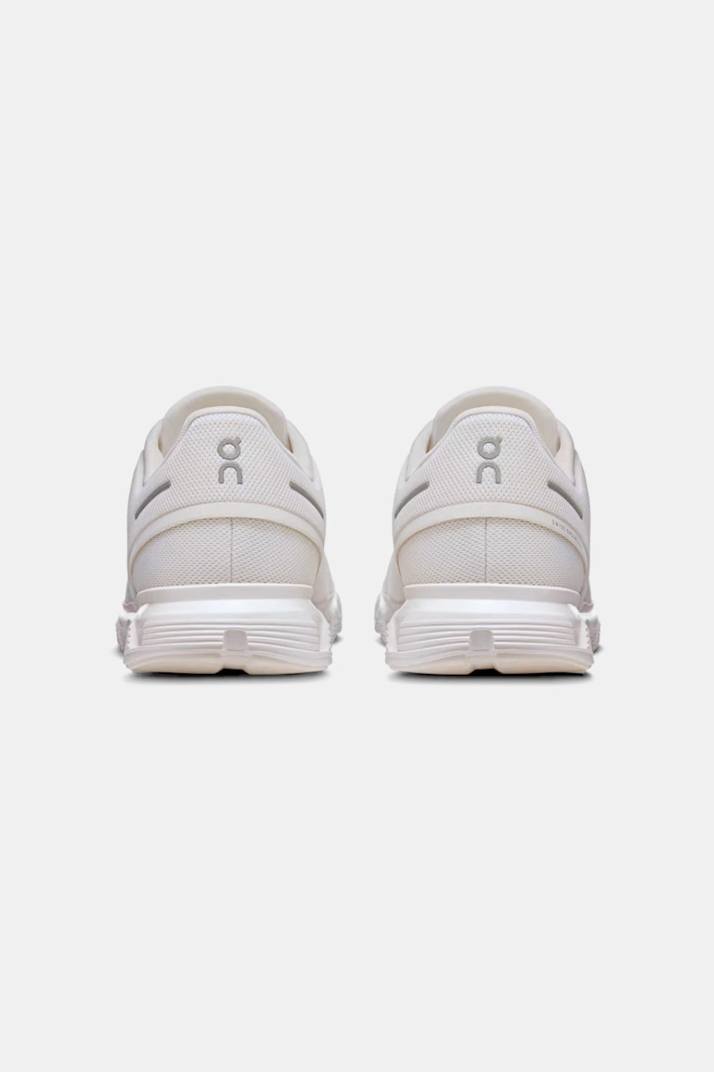 On Running Men's Cloud 6 in White Stabilizing Heel Clip Mid Top Style