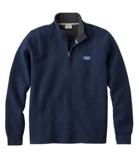 Lakewashed Double-Knit Quarter-Zip Long Sleeve Men's Regular Preppy Vibe Trendy Vibes