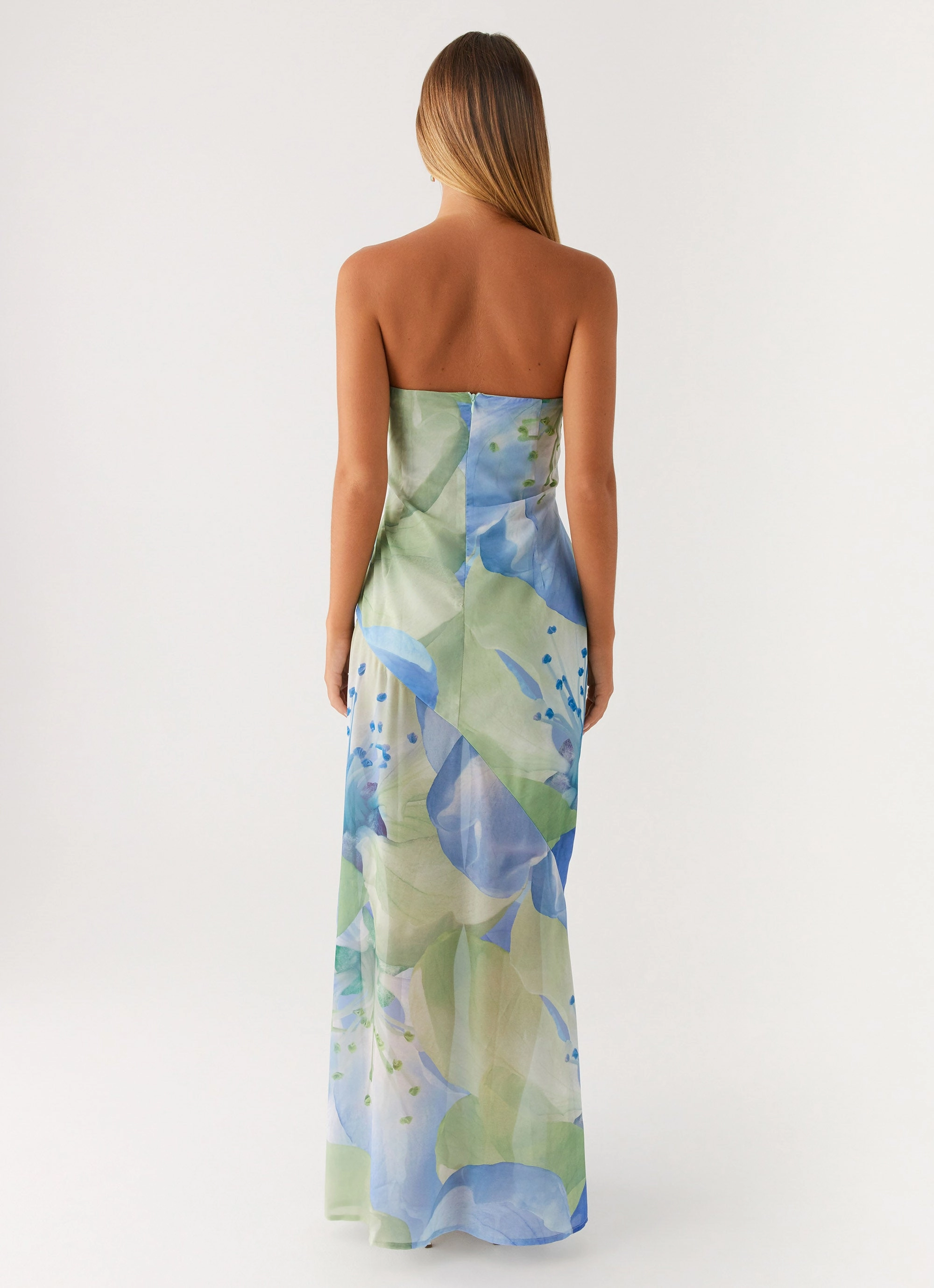 Lawson Maxi Dress - Flower Print Timeless Layering Matte-finish