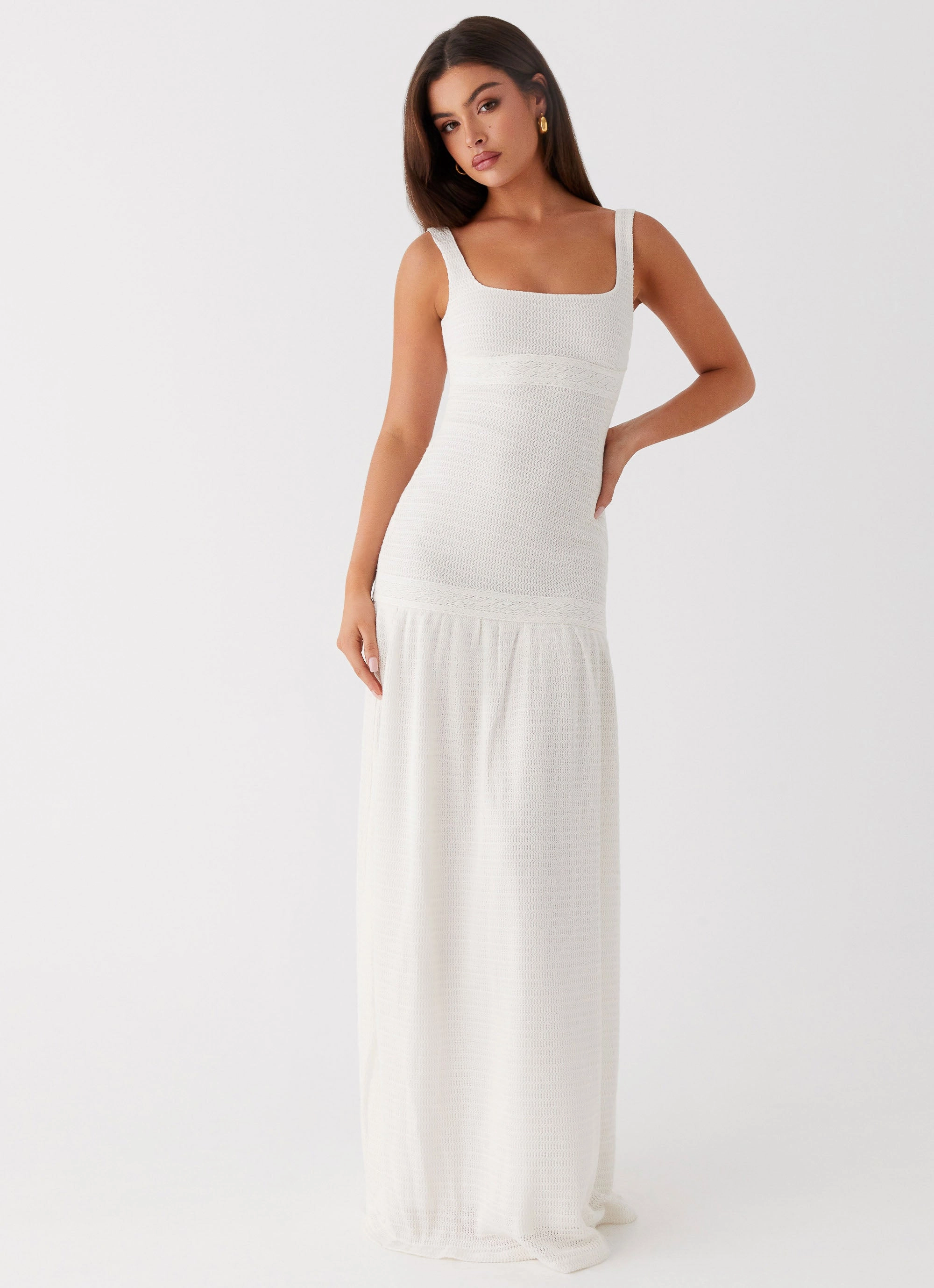 Quick Outfit Lyrical Maxi Dress - Ivory