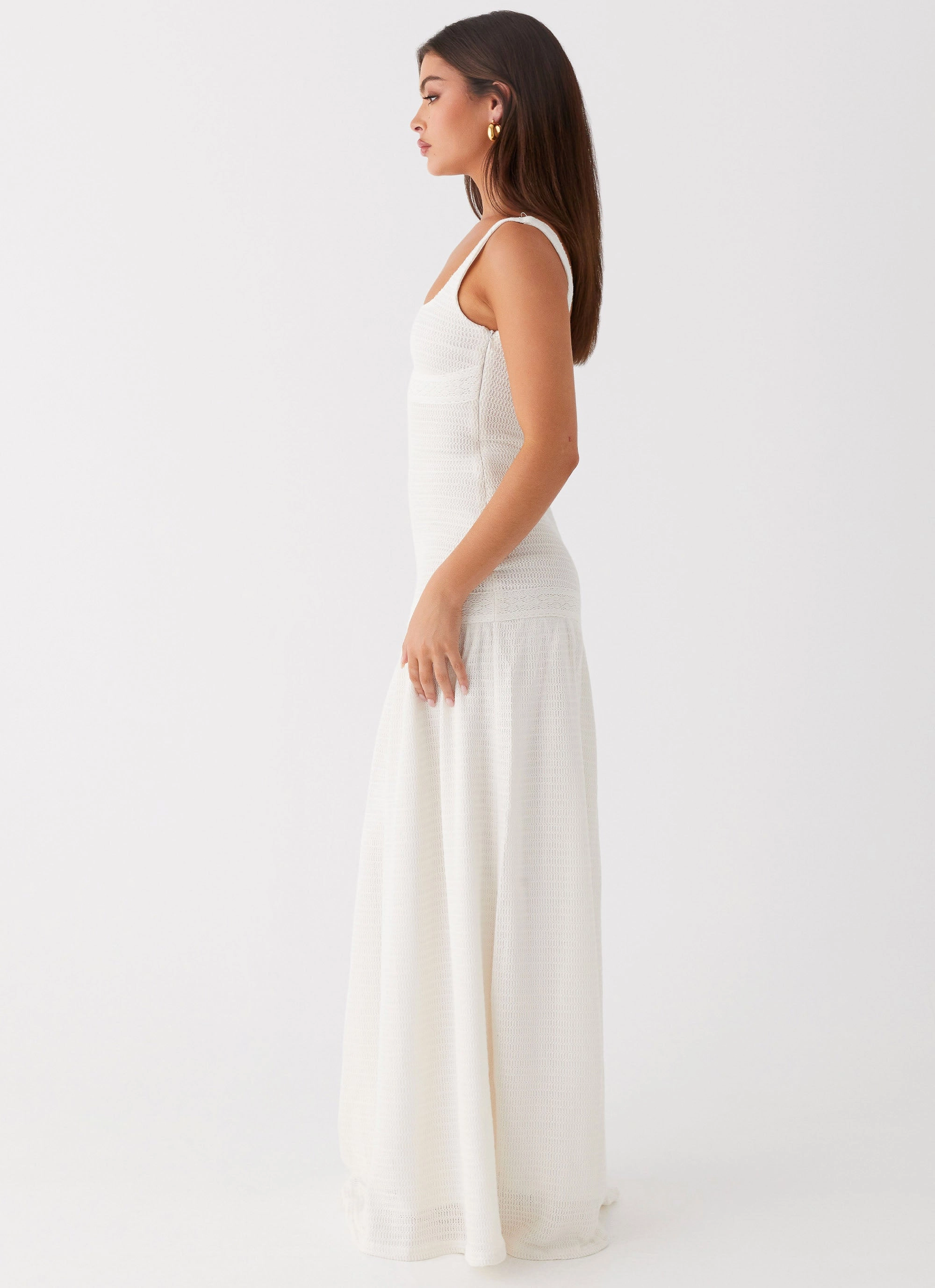 Lyrical Maxi Dress - Ivory Easy Comfort Look