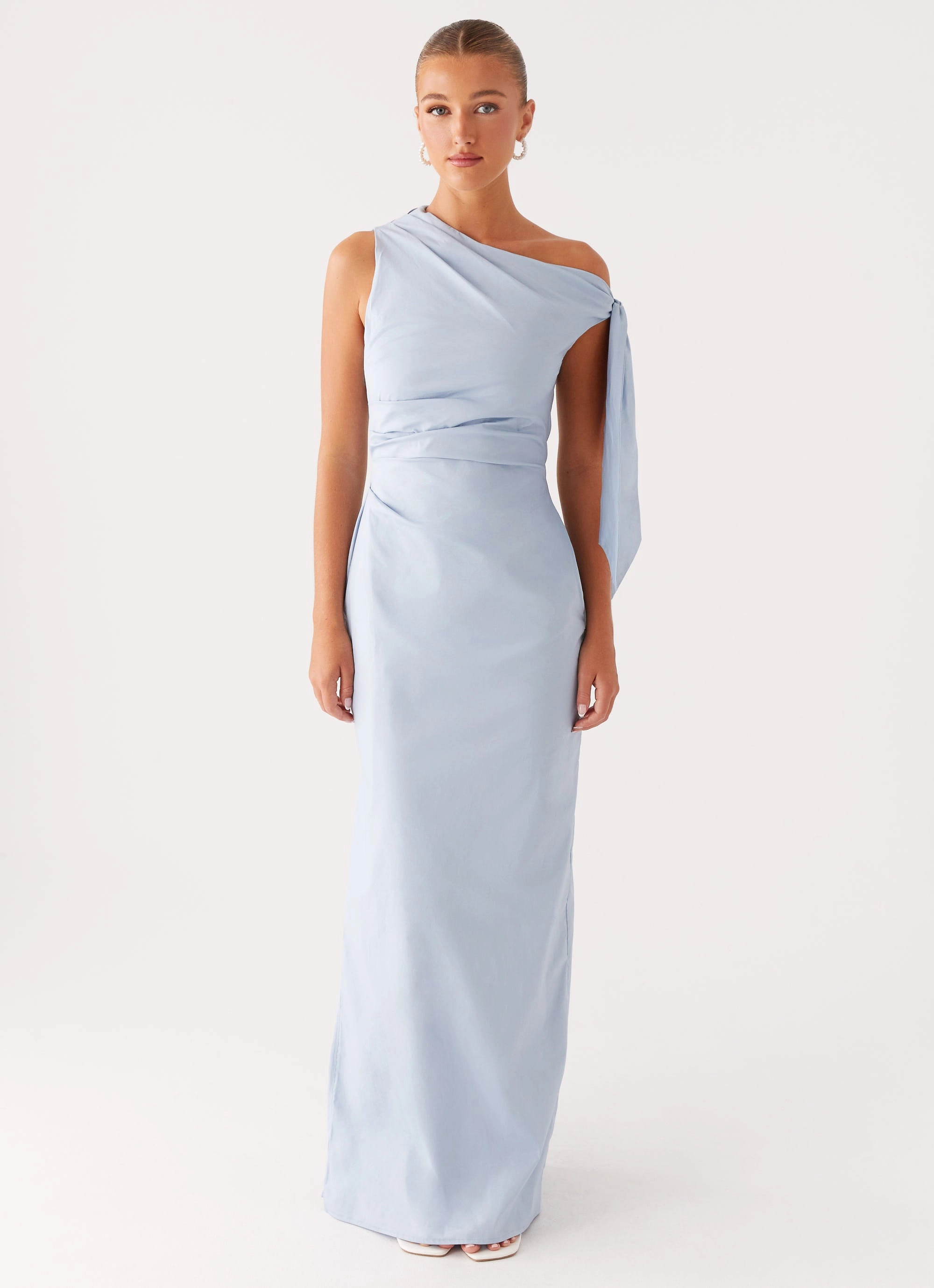 Brunch Outfit Classic wrap dress Marella Maxi Dress - Blue