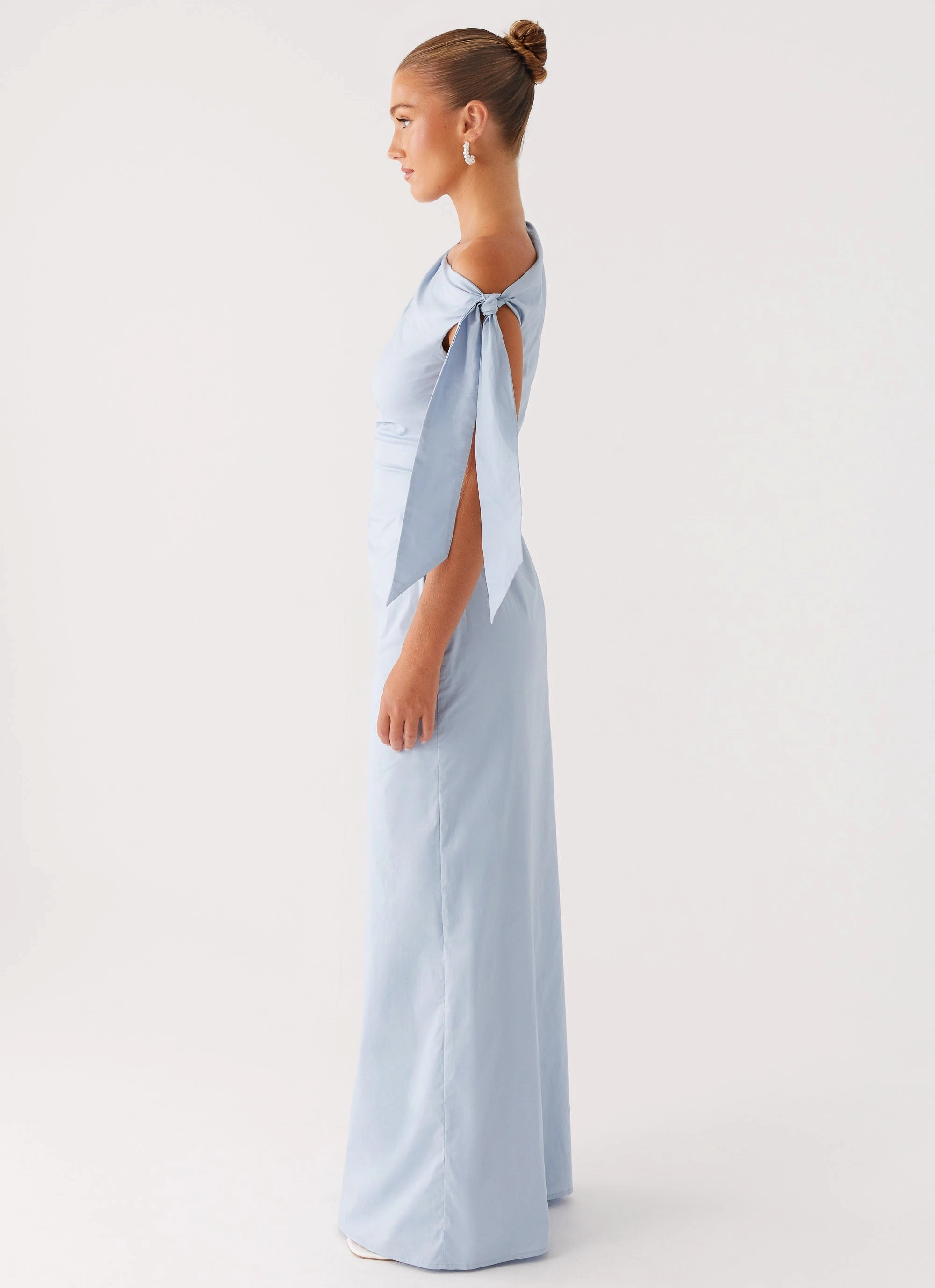 Street Vibe Sage Detail Marella Maxi Dress - Blue