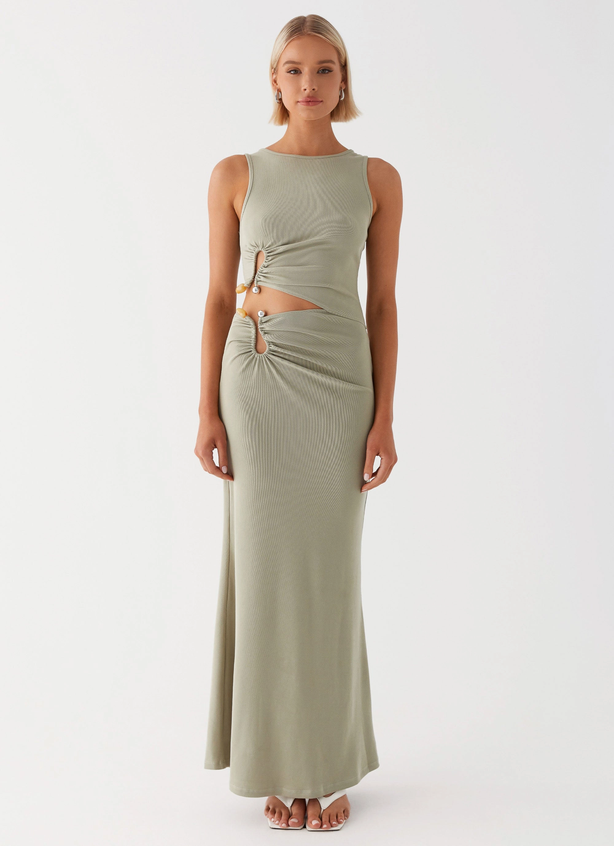 Lennox Maxi Dress - Sage Clean Aesthetic