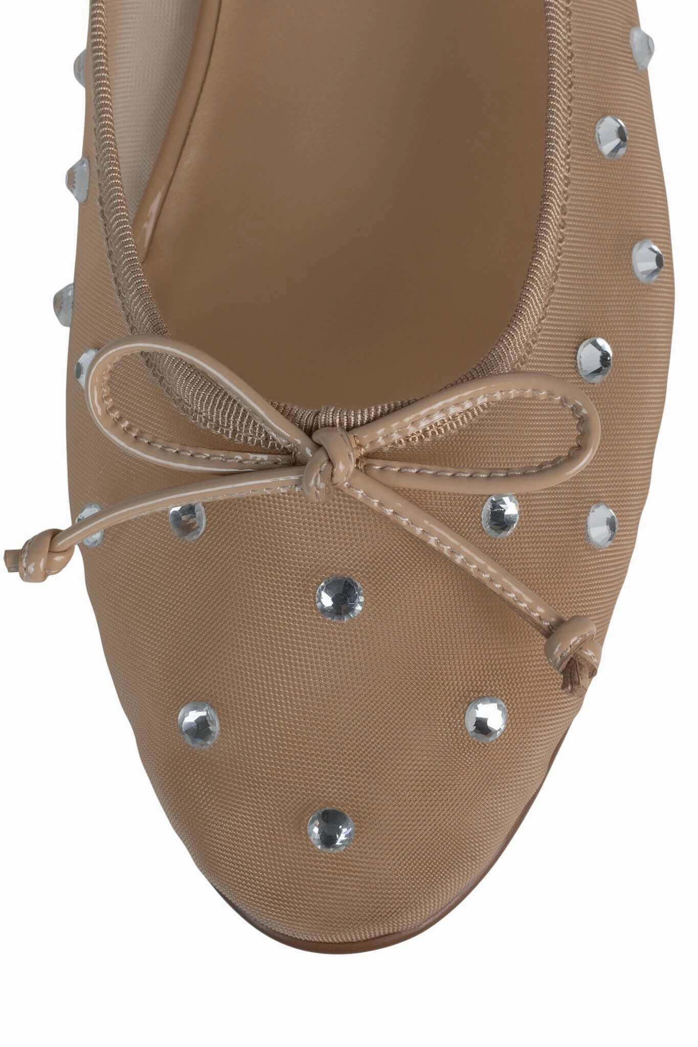 Work Shoes Jeffrey Campbell Releve-MJJ in Natural Mesh Clear Combo