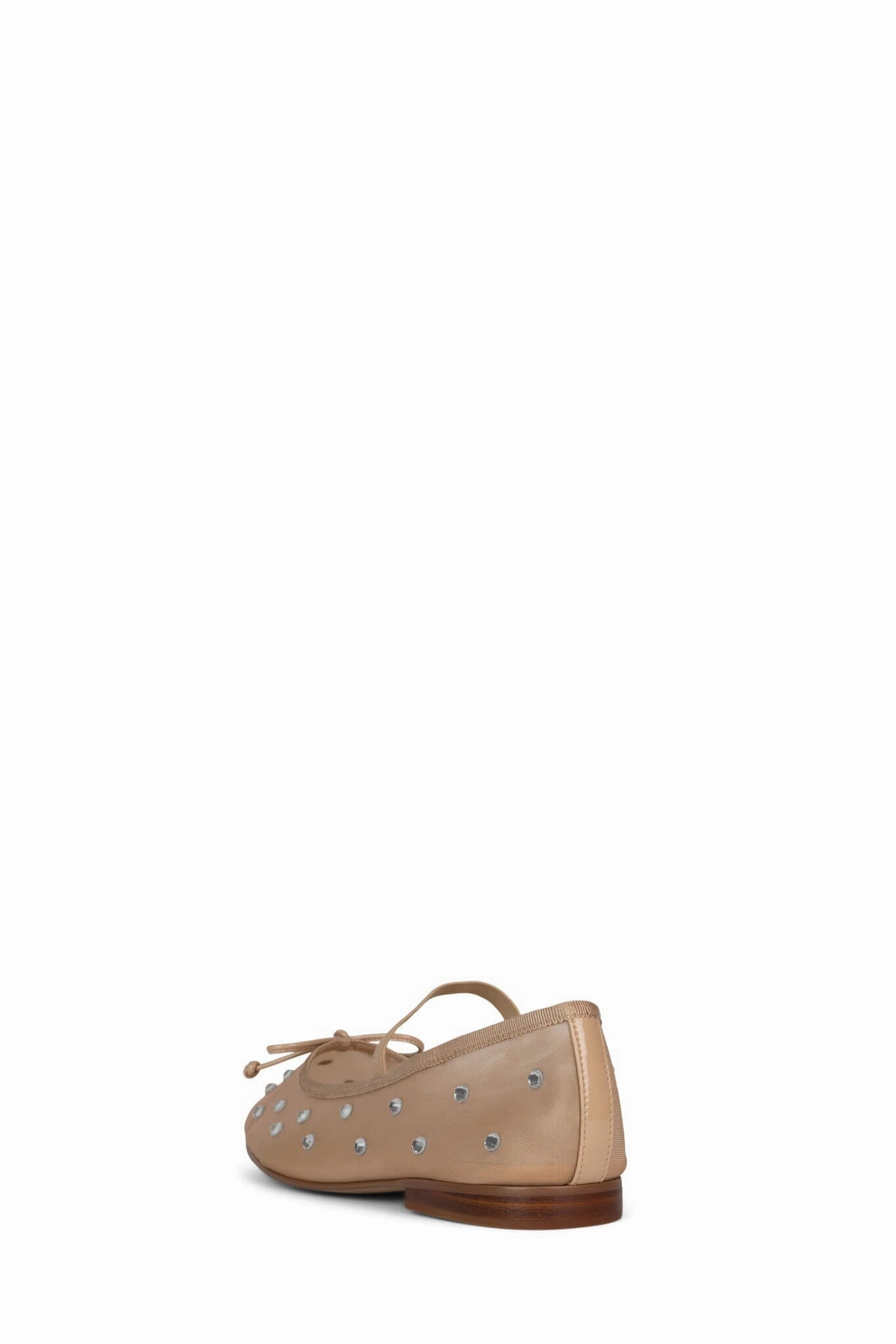 Weekend Fun Jeffrey Campbell Releve-MJJ in Natural Mesh Clear Combo