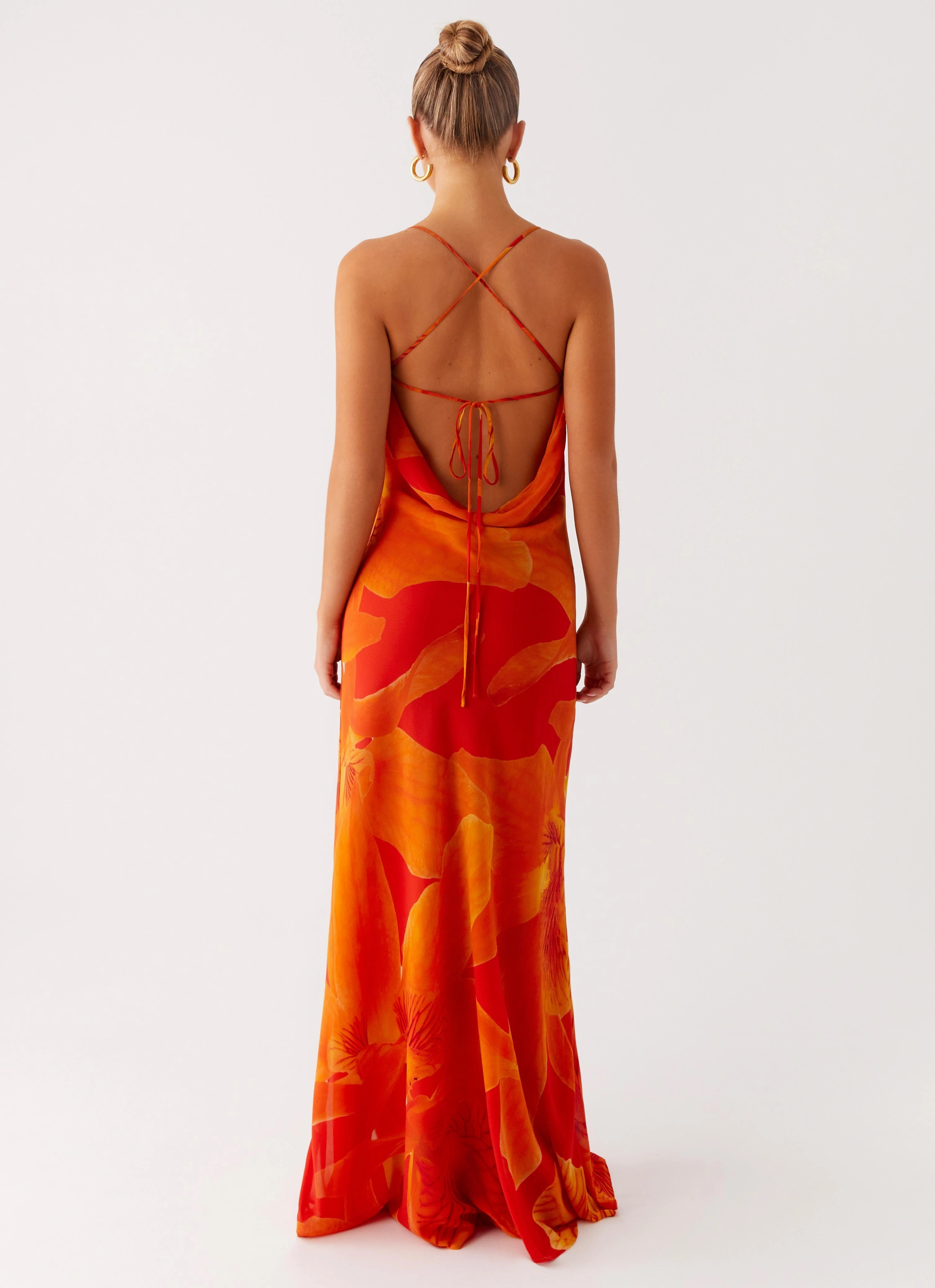 Charming Design Midafternoon Maxi Dress - Serene Orange