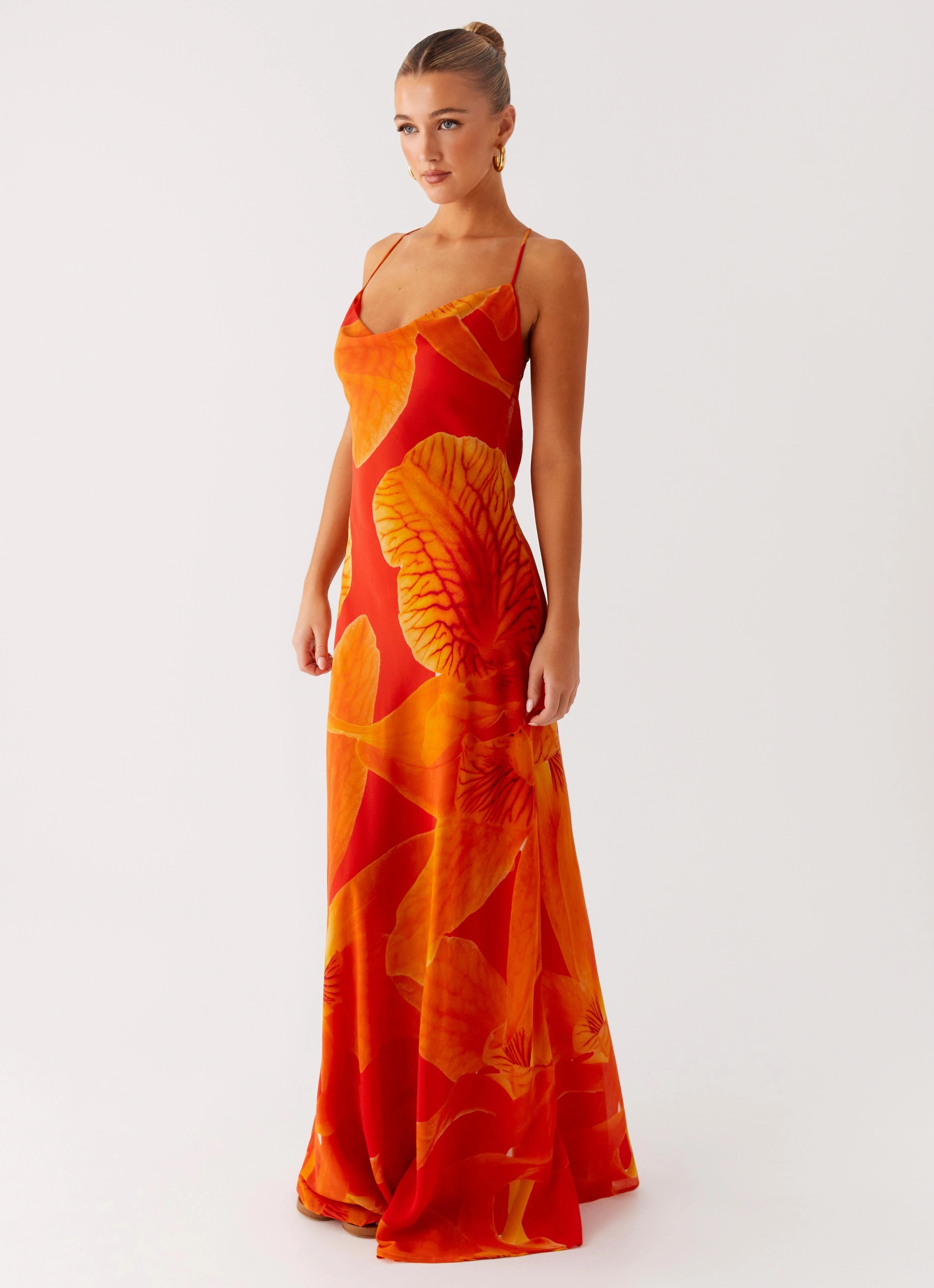 Comfy Flex Event Favorite Midafternoon Maxi Dress - Serene Orange
