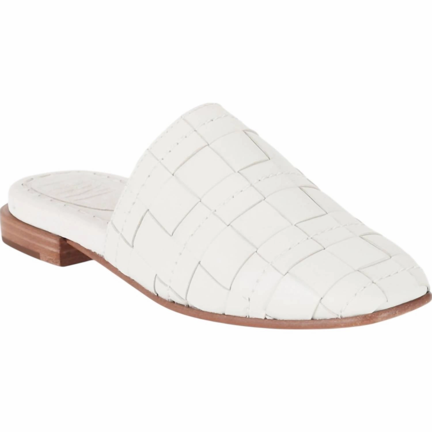 Women's Cara Mules In White Comfortable Fit. Foot Support