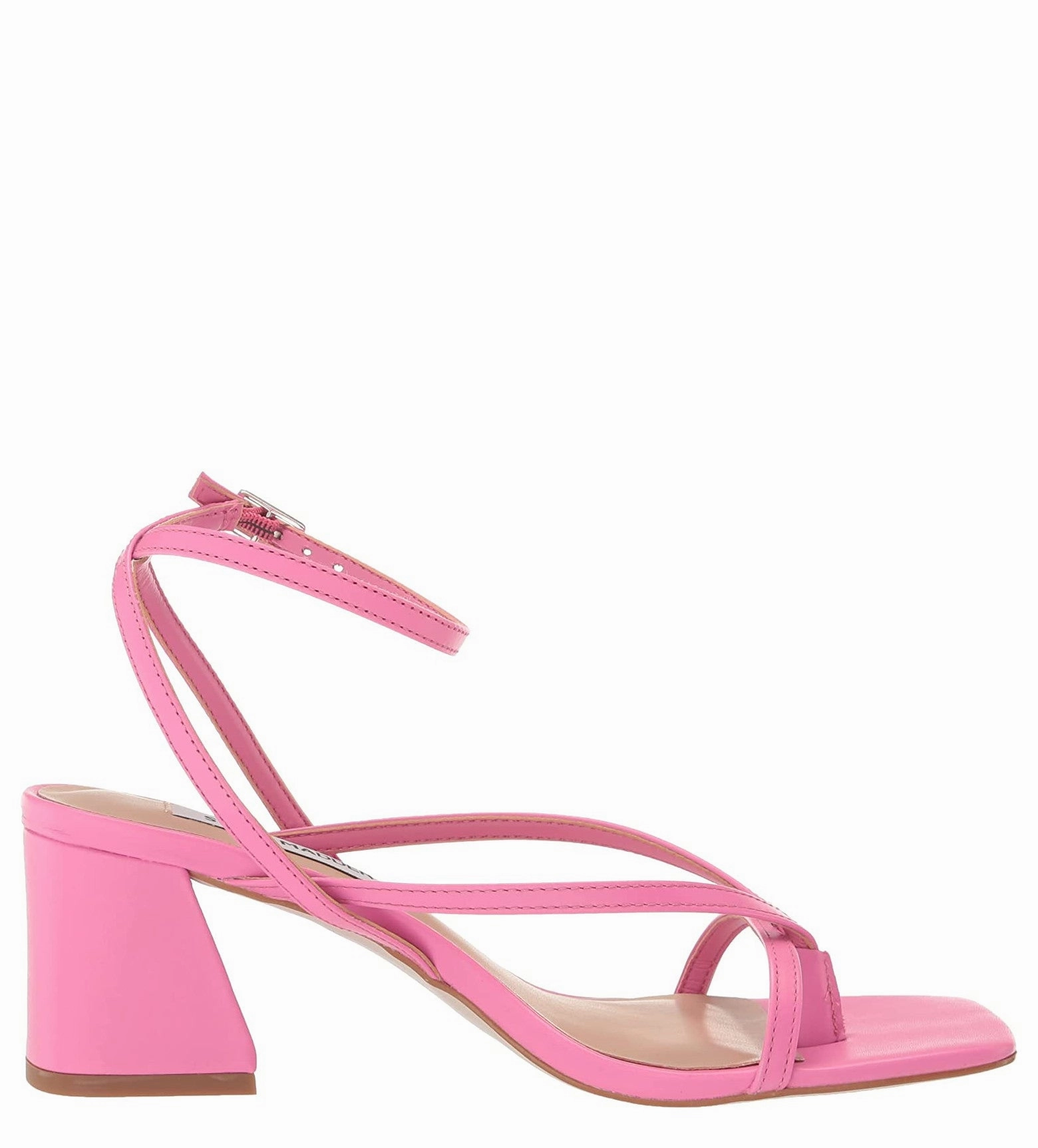 Comfy Sandals Steve Madden Alaina Sandal in Fuschia Leather